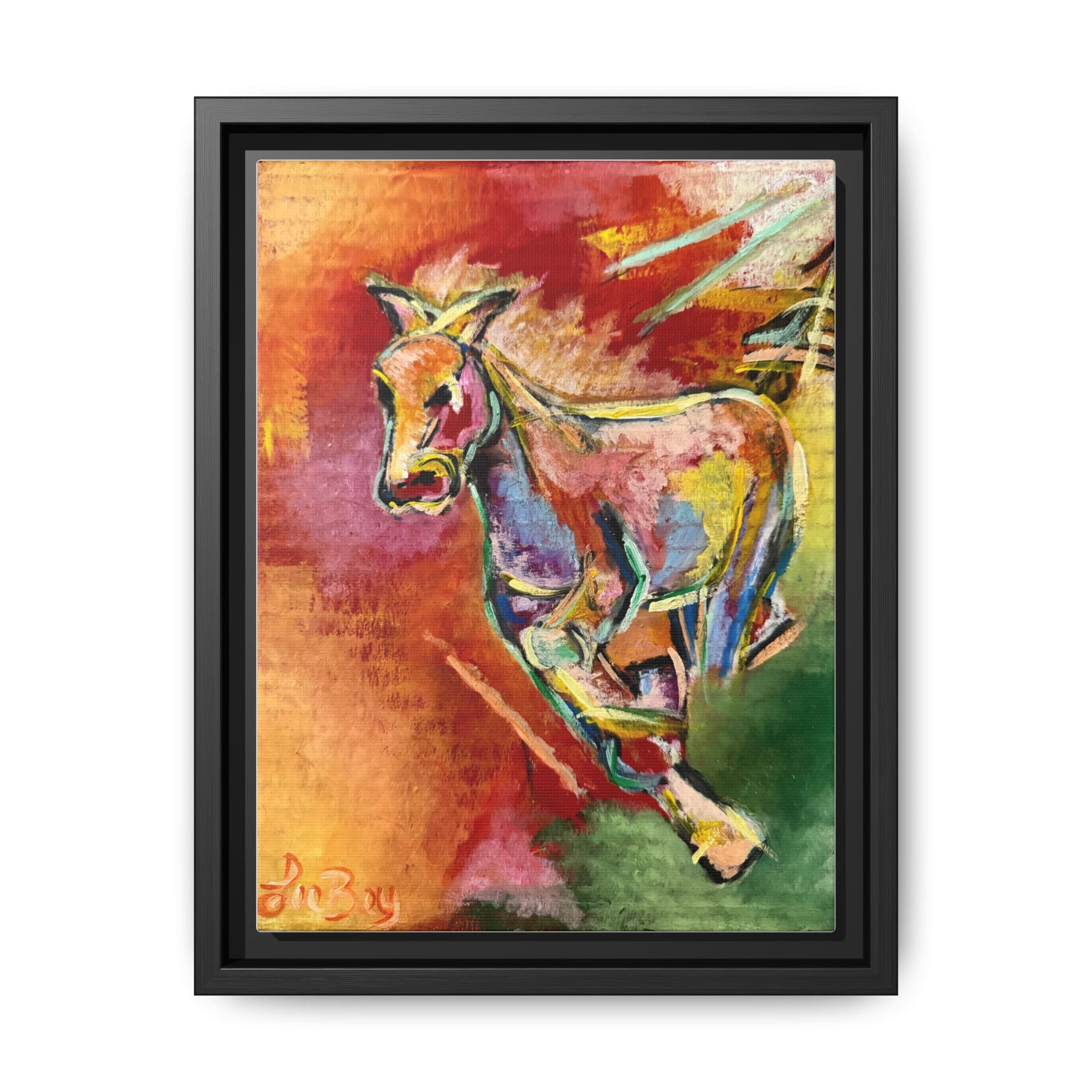 Horse Equine Color Burst
