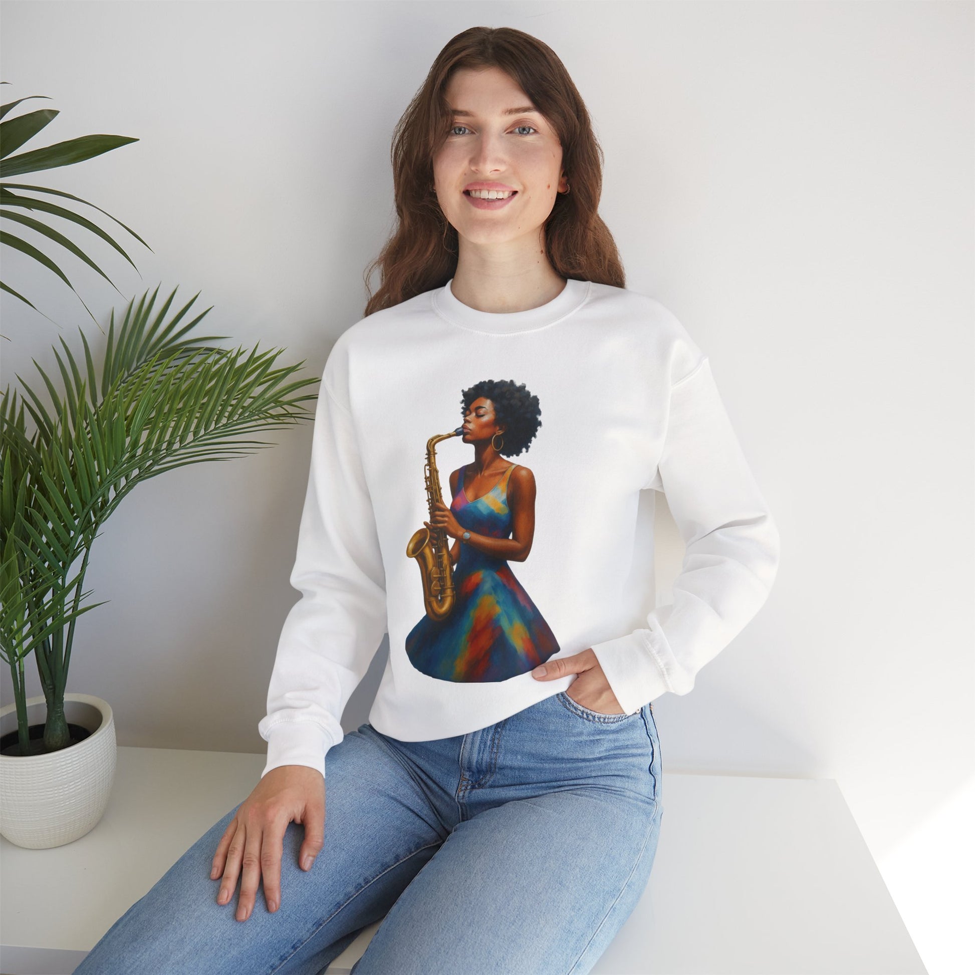 Jazzy Crewneck Sweatshirt