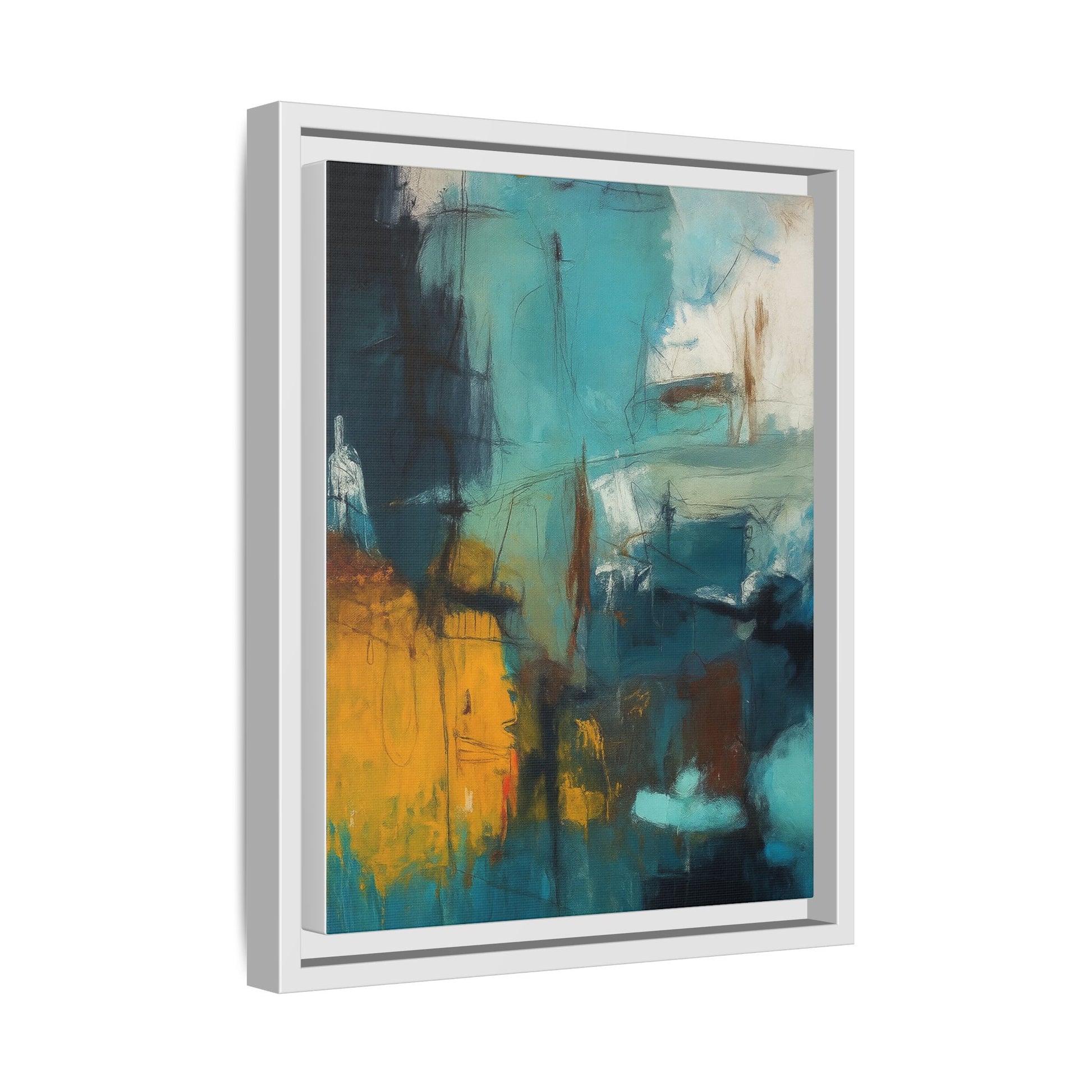 Abstract Blue Gold
