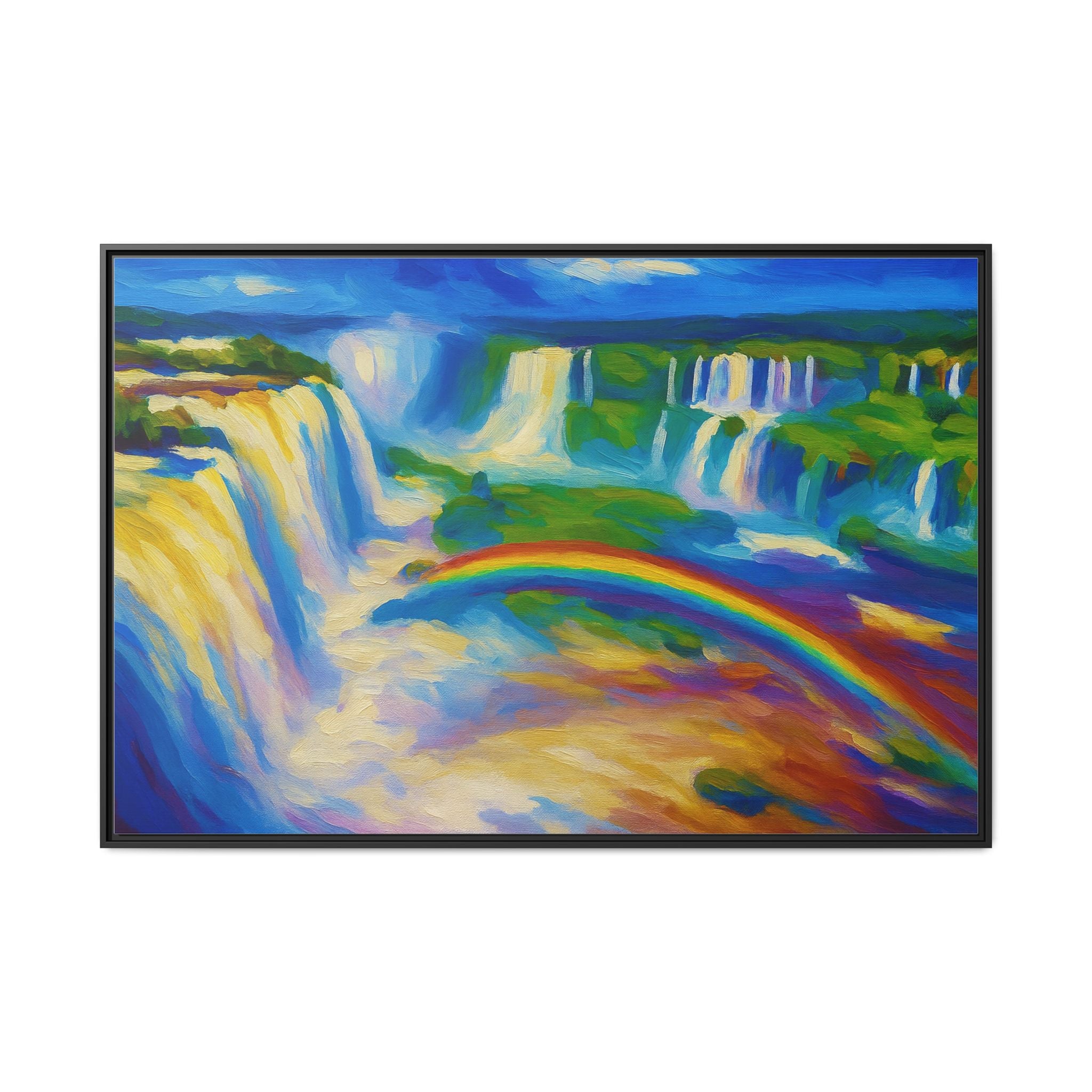 Waterfall Rainbow Splash