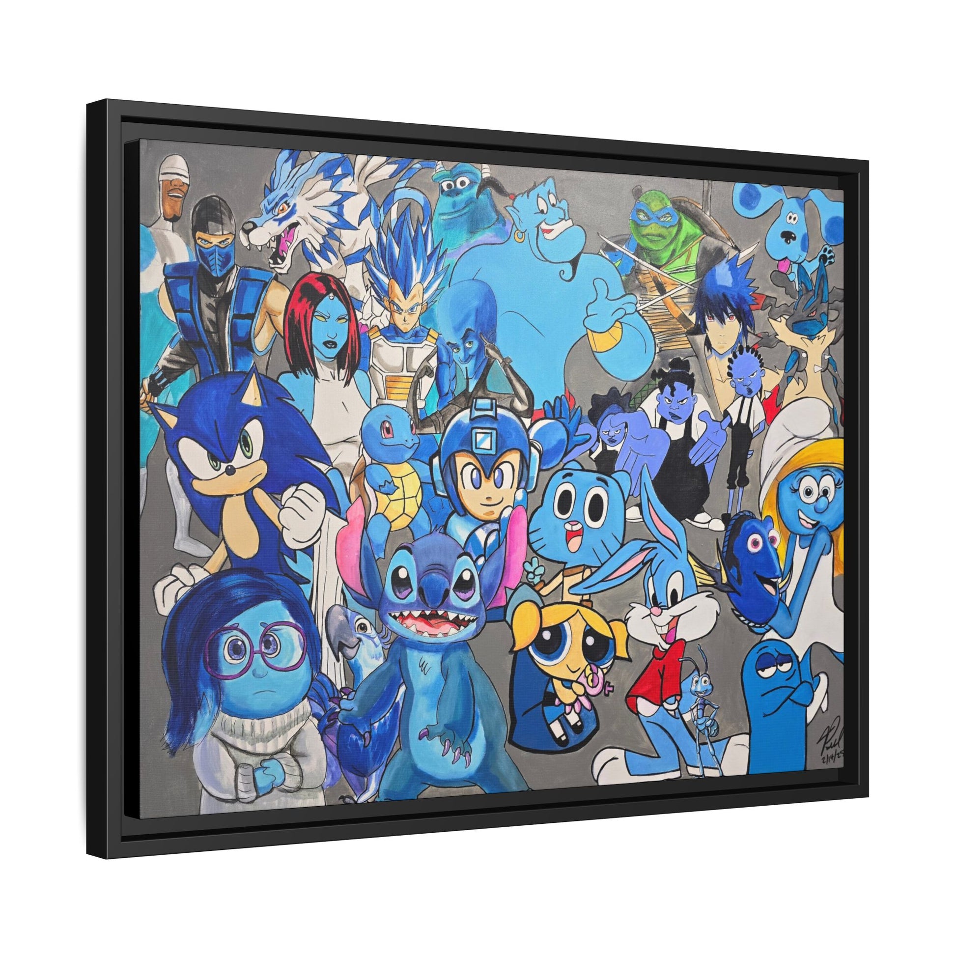 Blue Characters