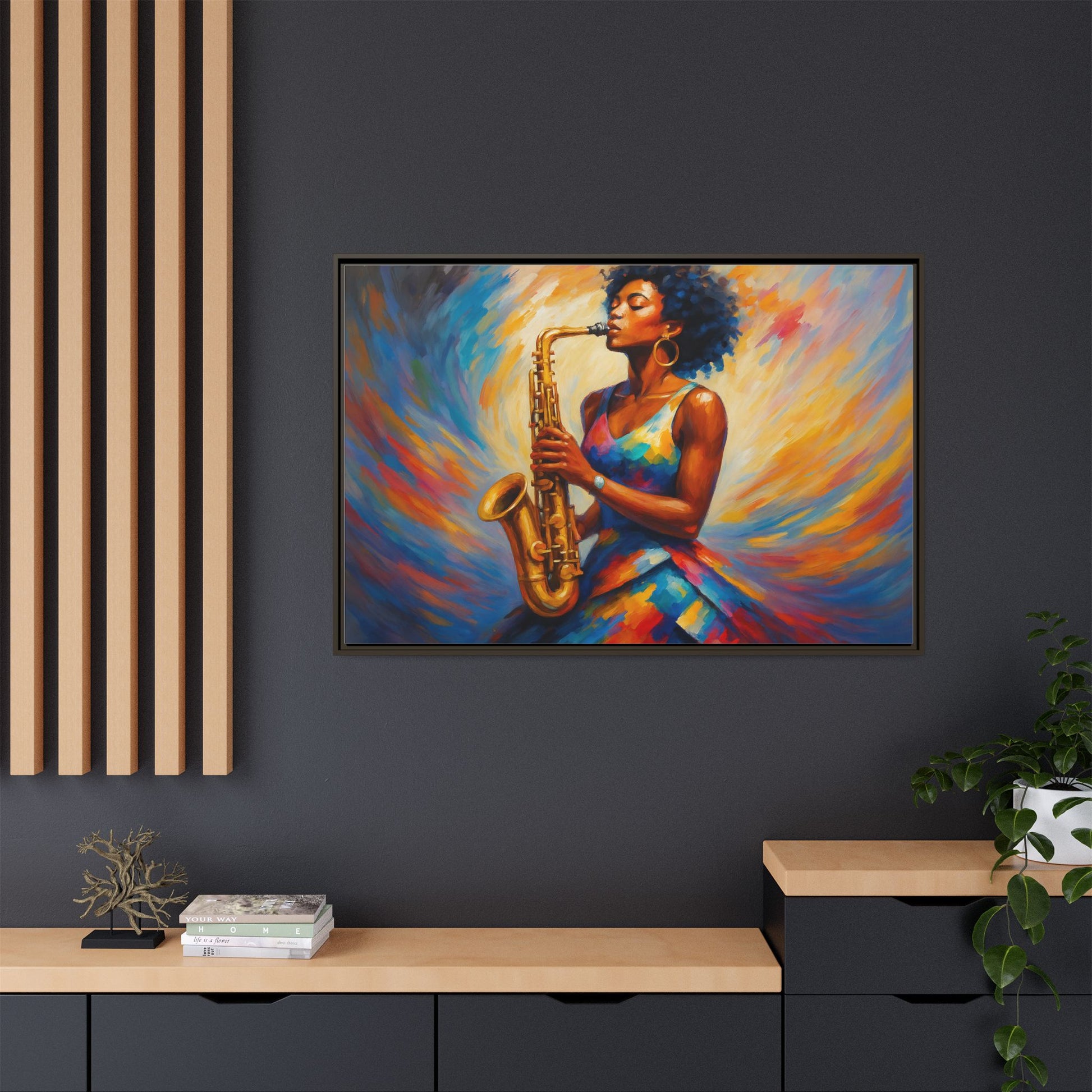 Vibrant Jazzy Lady