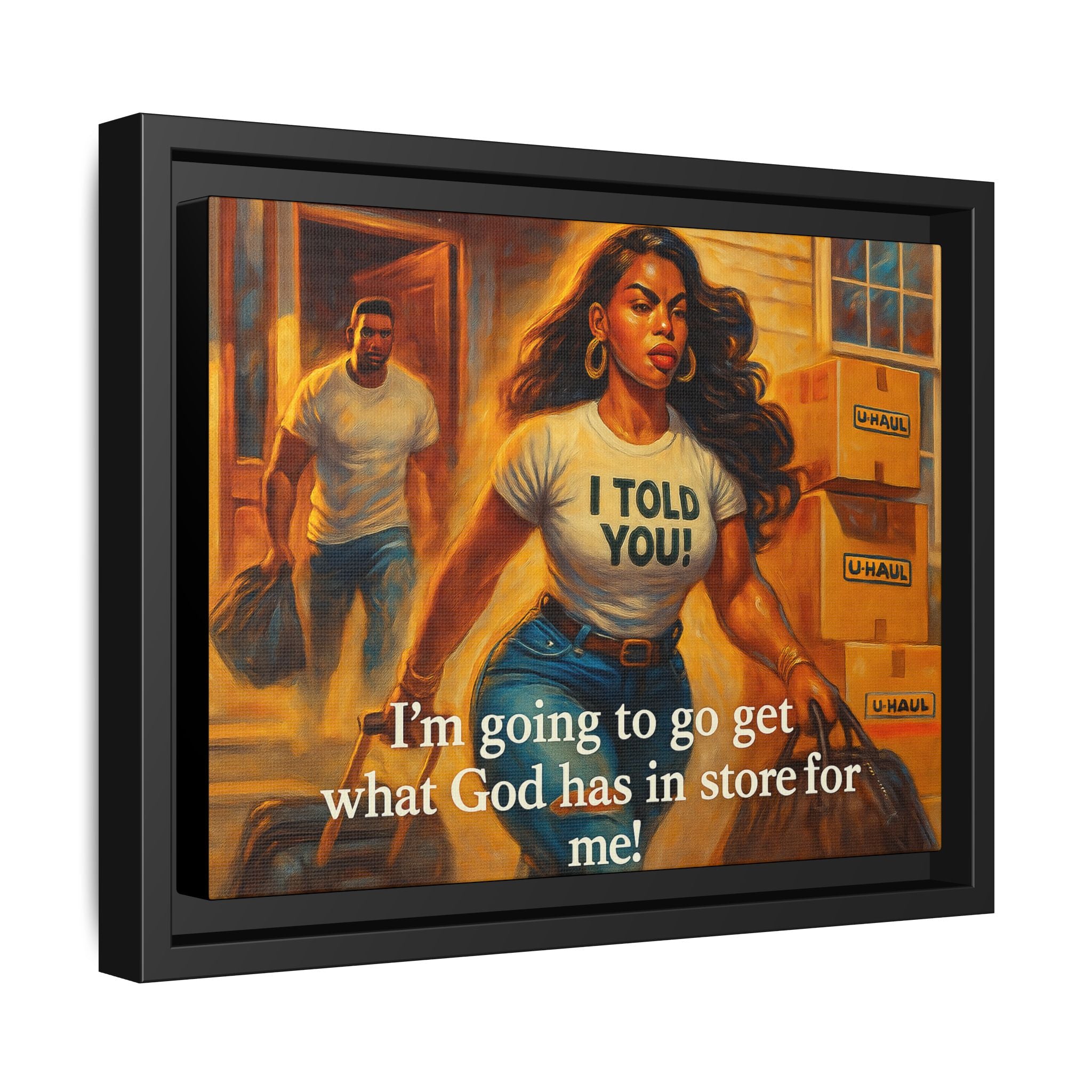 Inspirational Framed Canvas Art - Motivational Wall Decor, Home Office Wall Art, Gift for Her, Uplifting Quote Art, Positive Vibes [...]