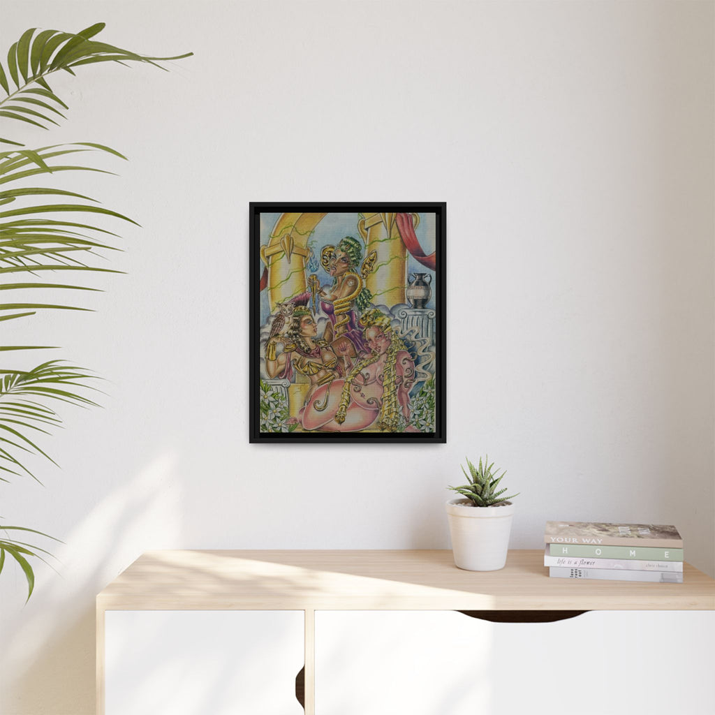 Canvas Art Print - Many Faces