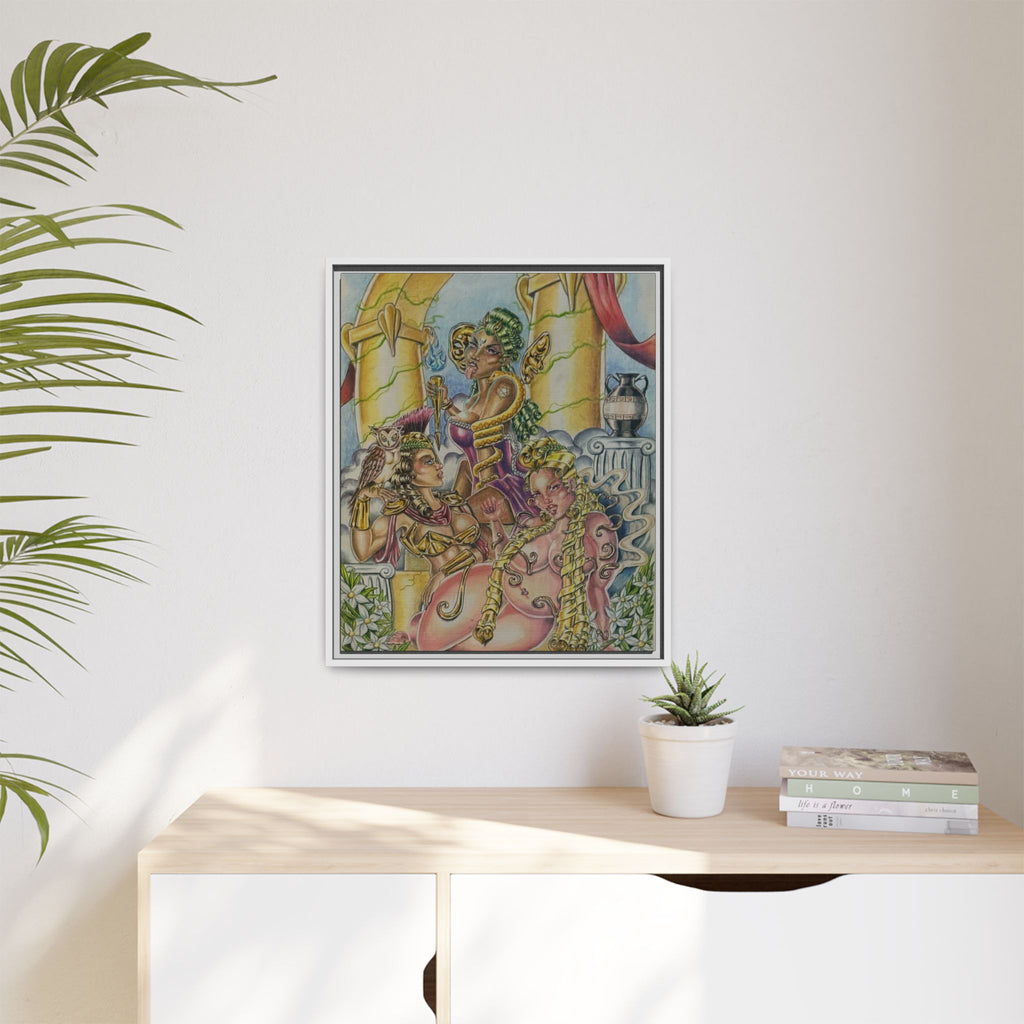 Canvas Art Print - Many Faces