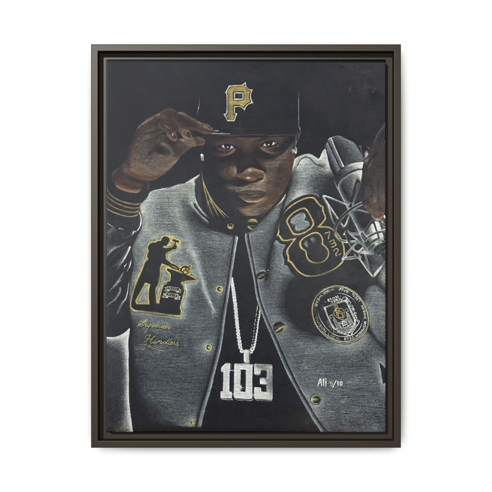 Canvas Looking in the Mirror Wall Art