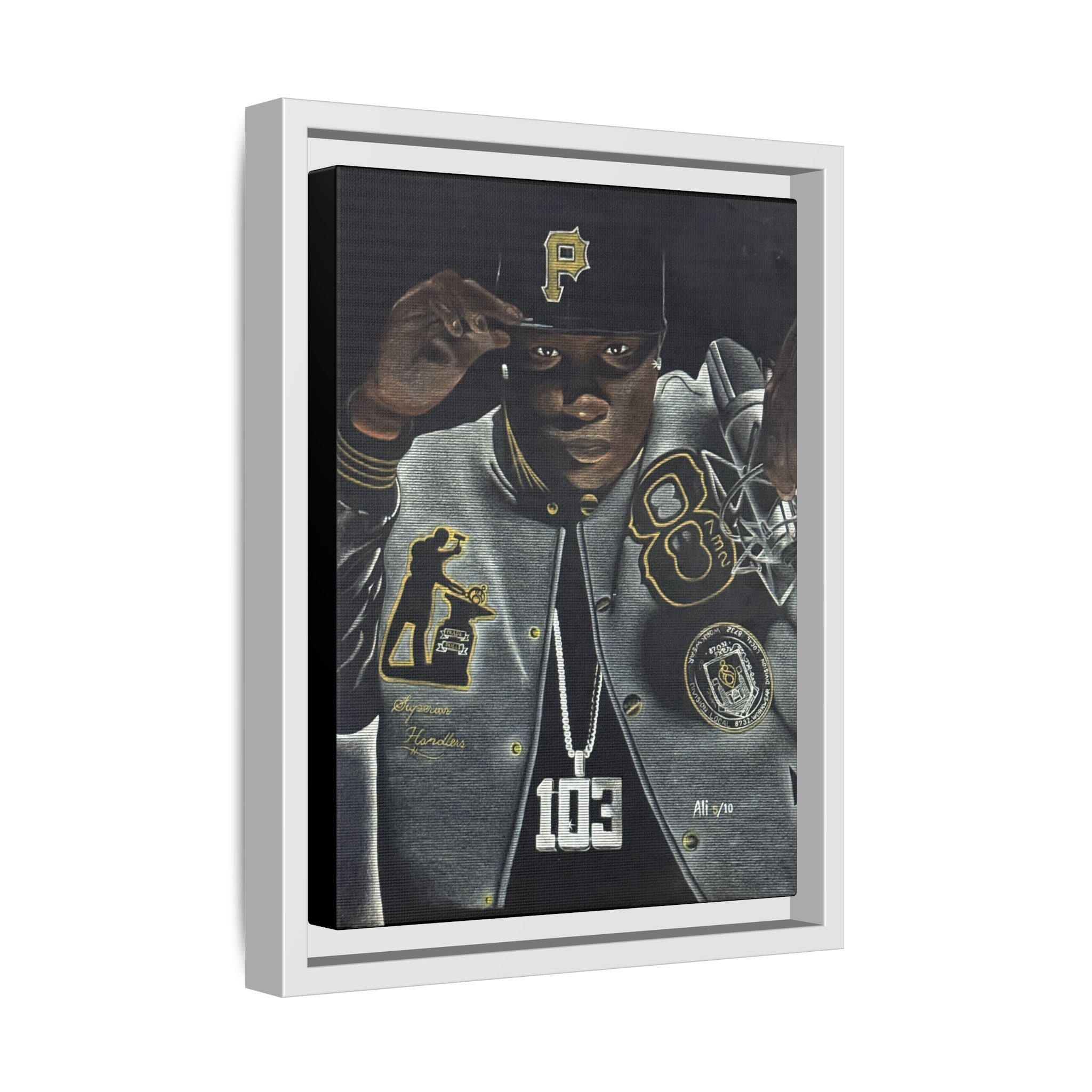 Canvas Looking in the Mirror Wall Art