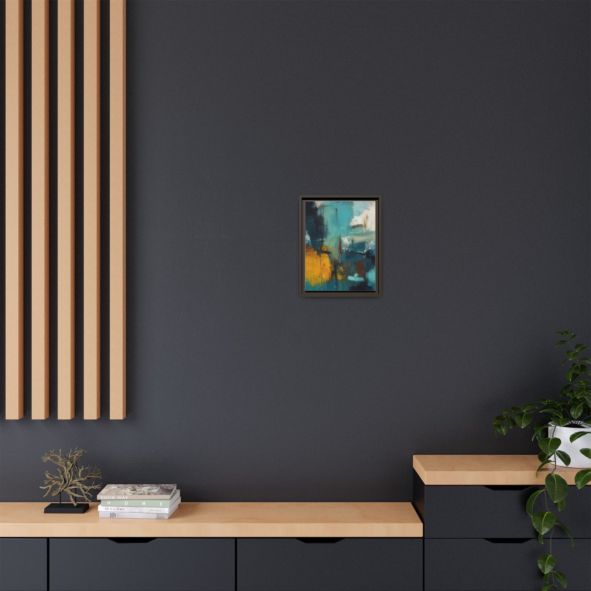Abstract Blue Gold