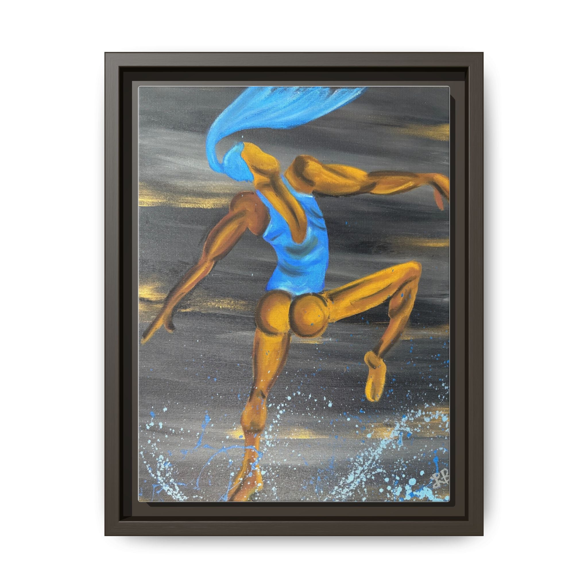 Dynamic Blue Dancing