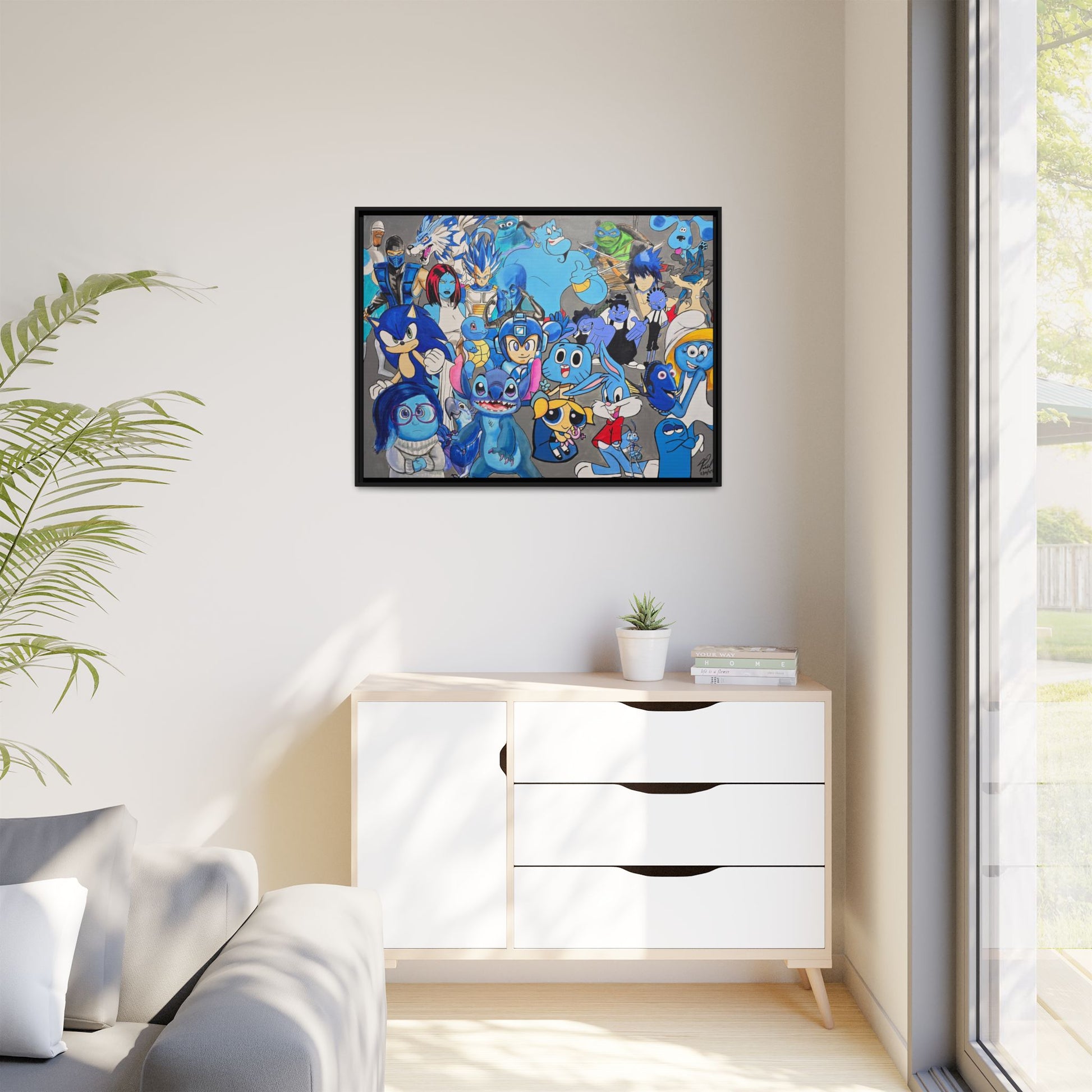 Blue Characters