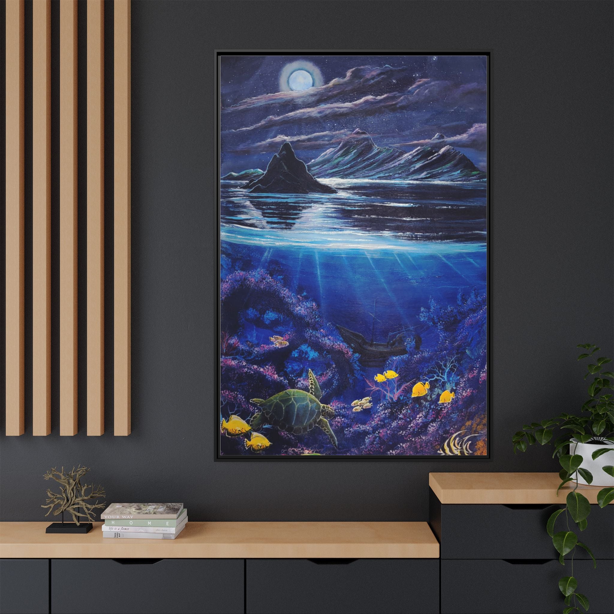 Dark Underwater Serenity