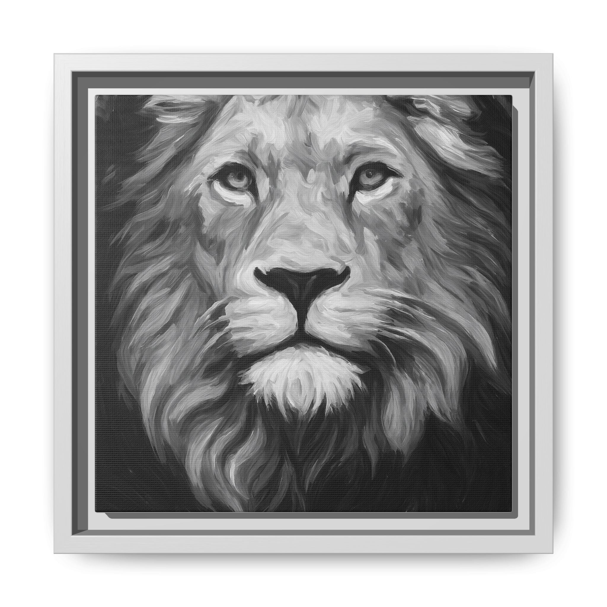 Black and White Lion 1