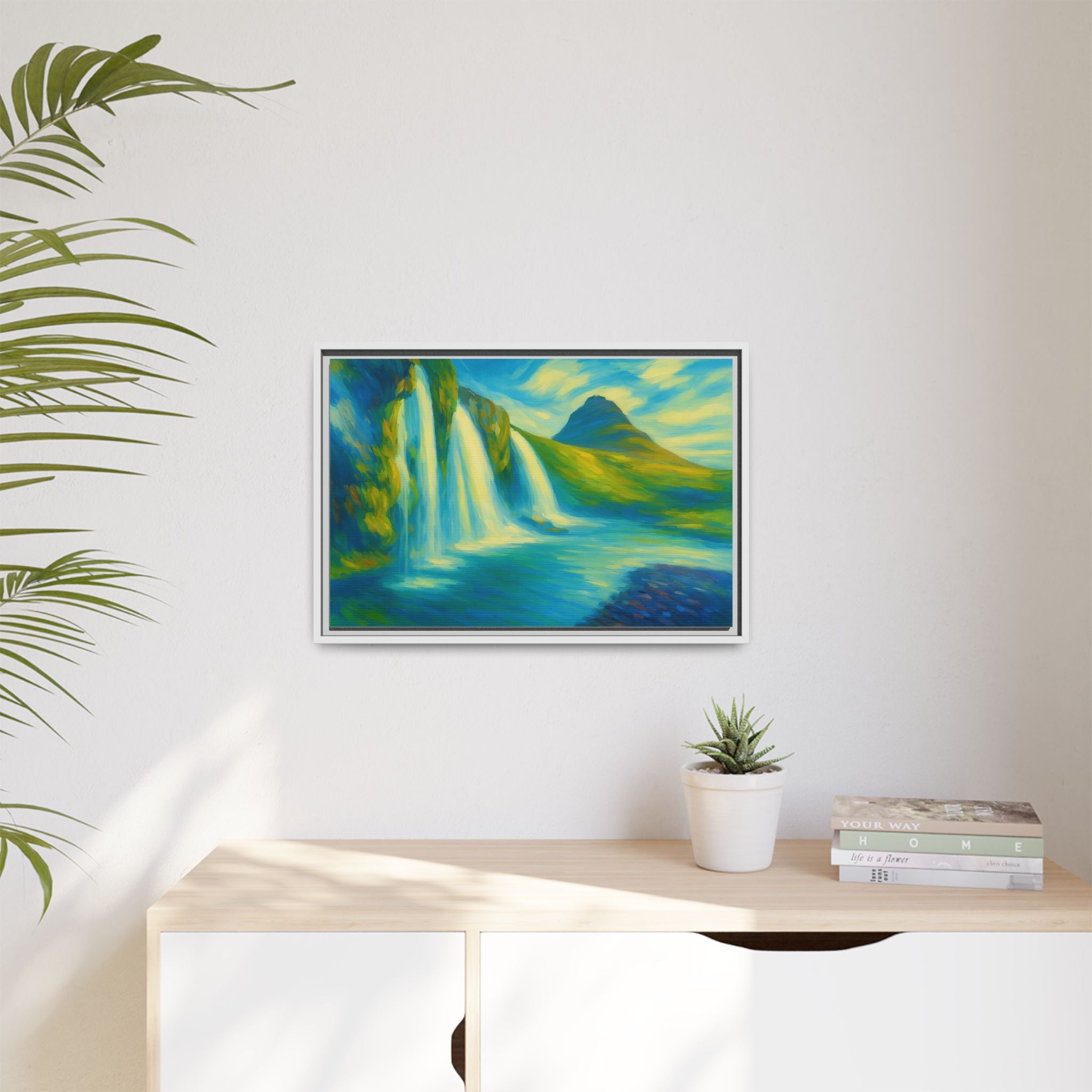 Waterfall Green Landscape