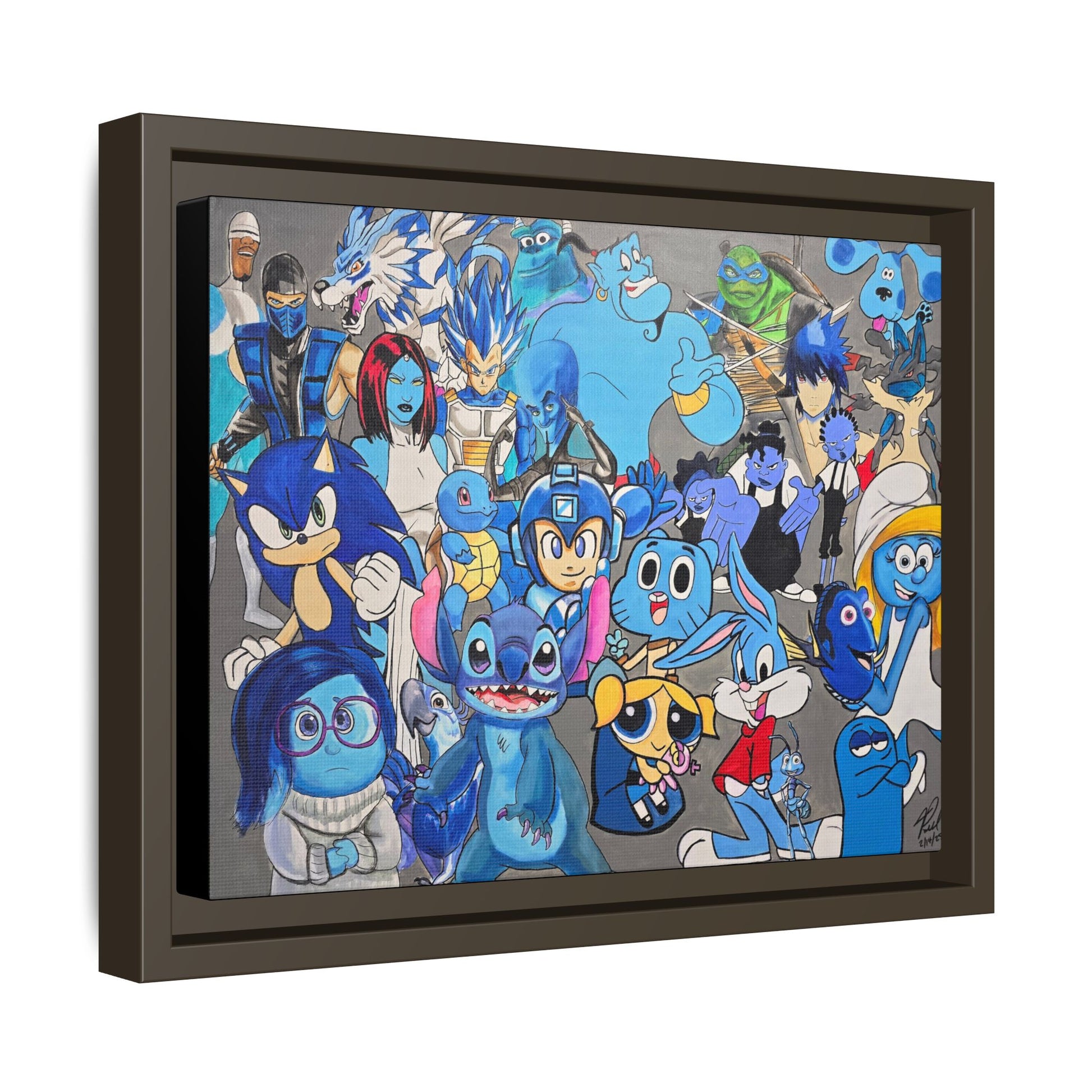 Blue Characters