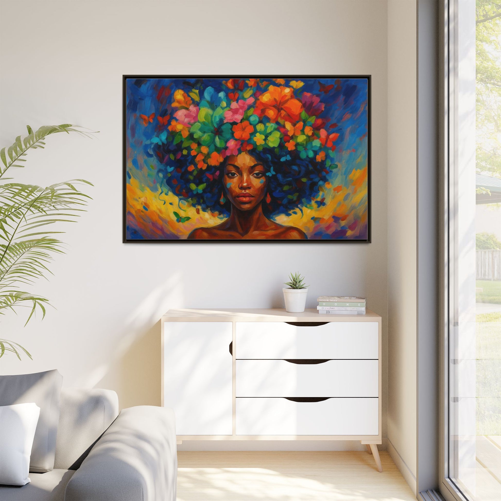 Garden Afro Crown