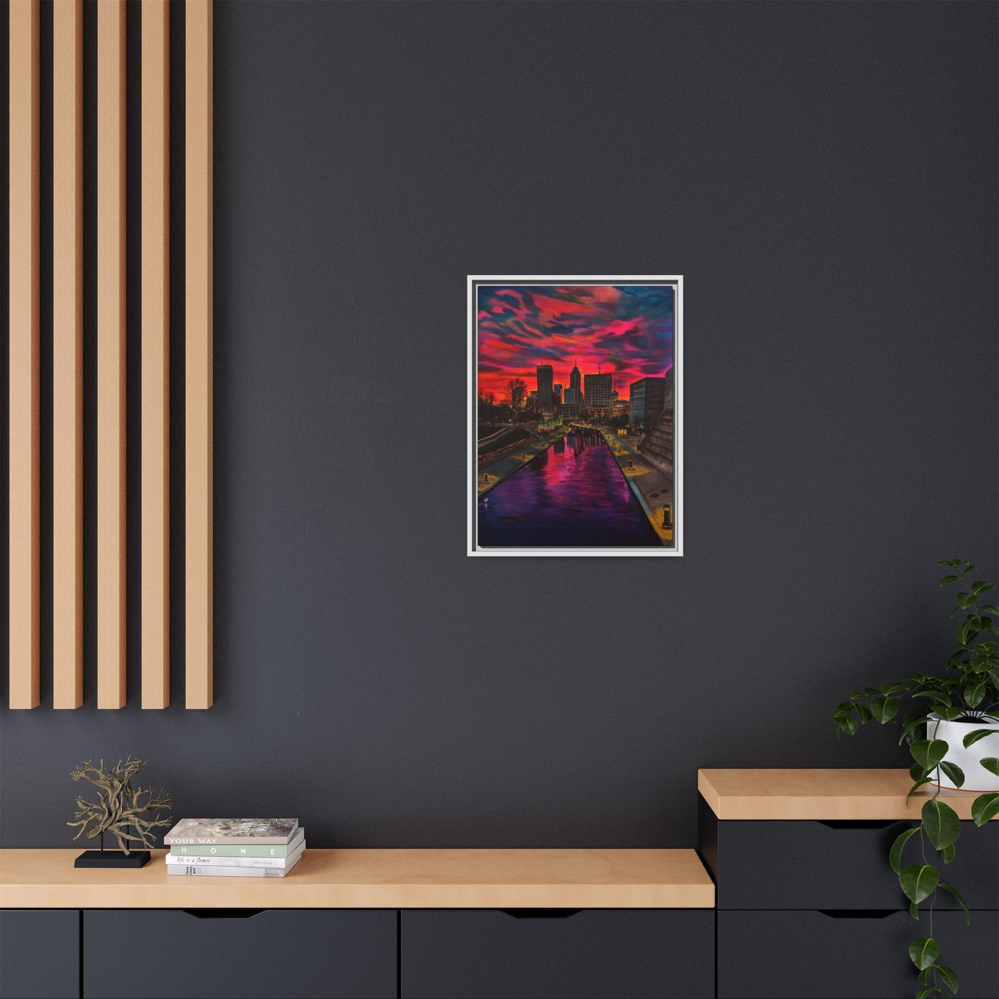 Vibrant Canal Cityscape