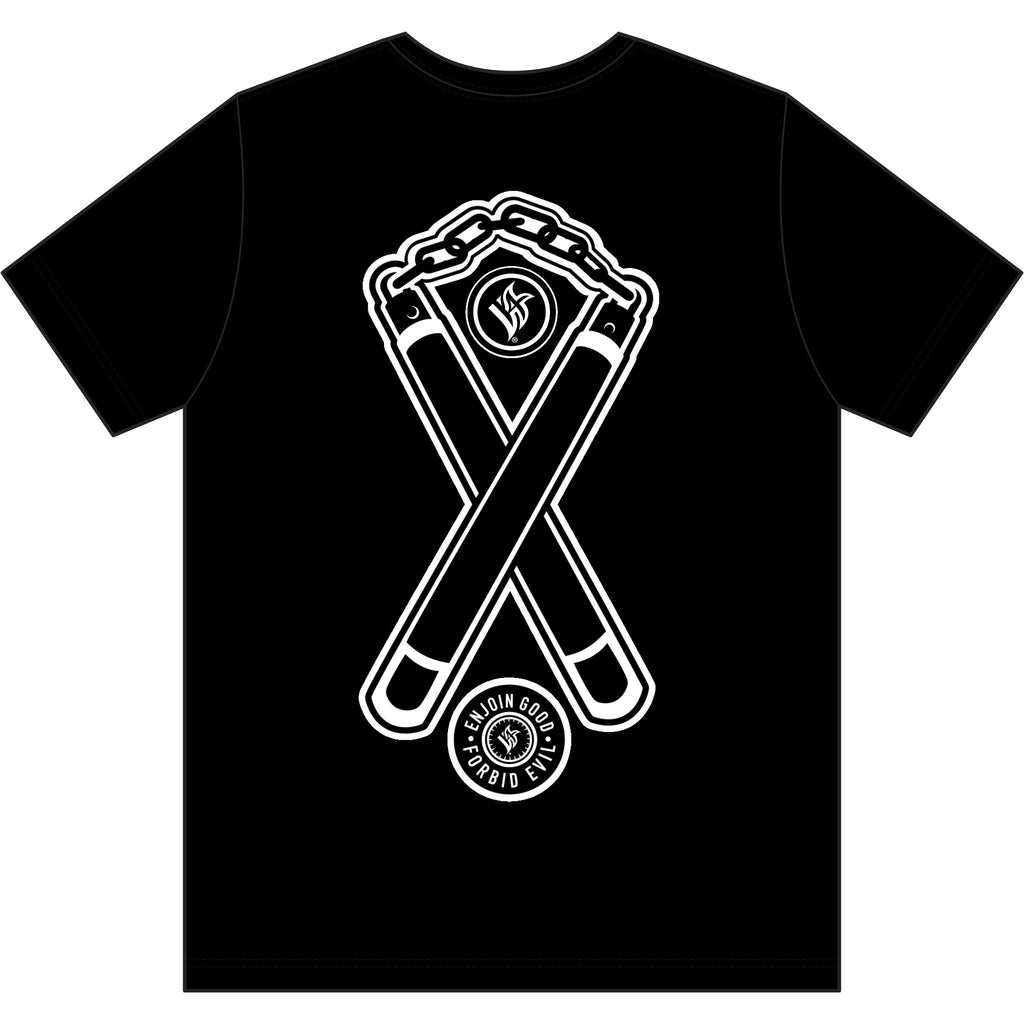 Join Good, Forbid Evil T-Shirt — Black Graphic Men's Tee