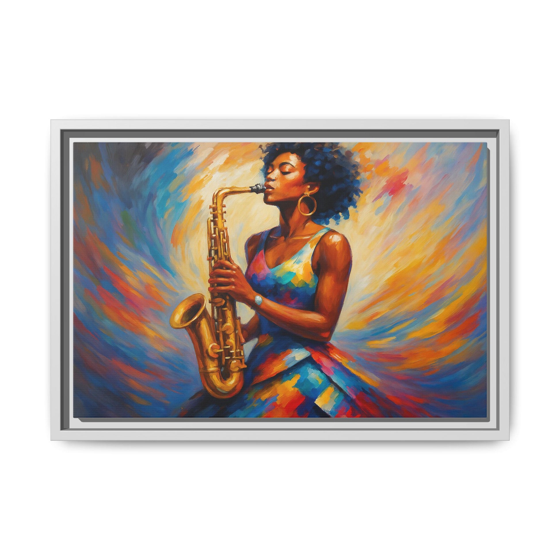 Vibrant Jazzy Lady