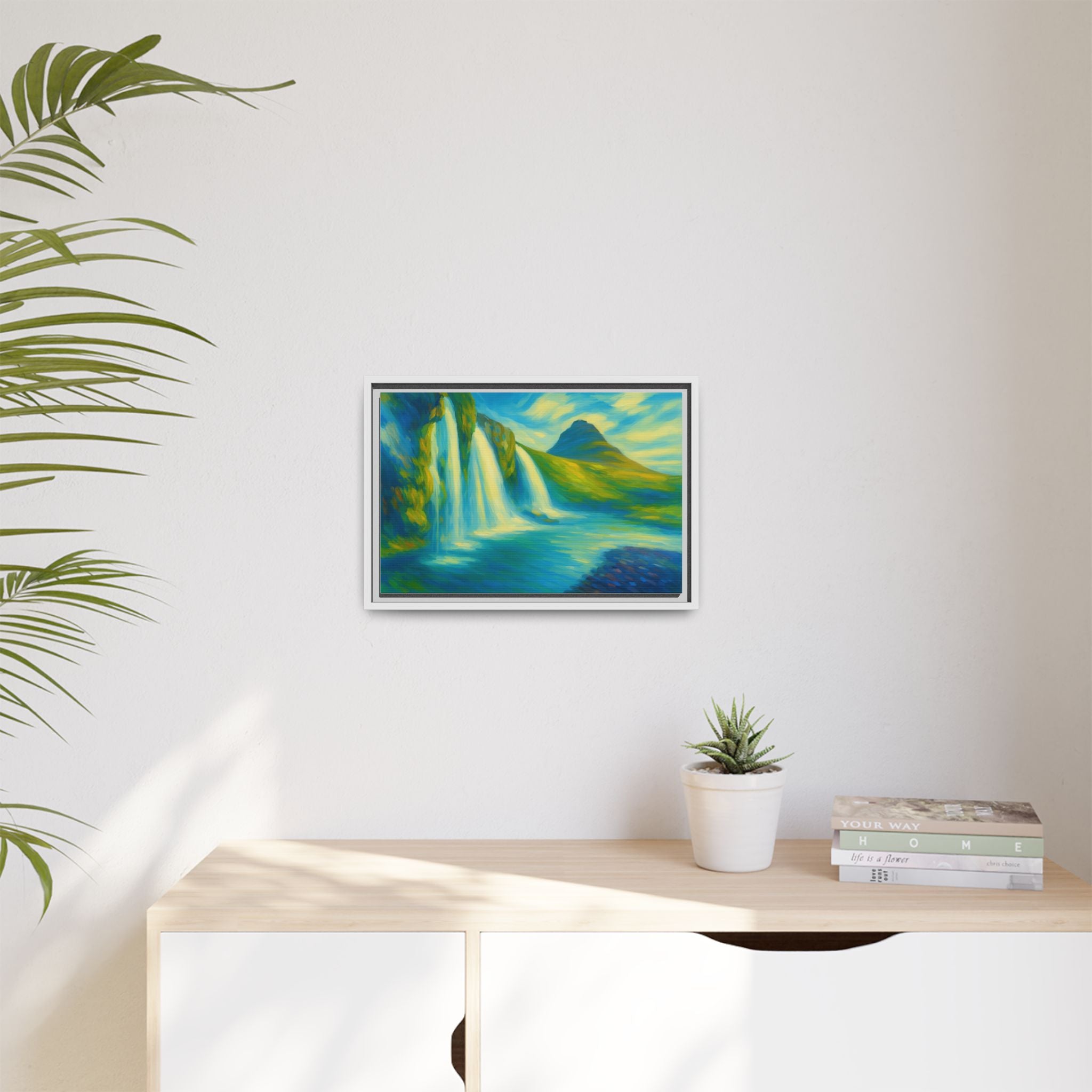 Waterfall Green Landscape