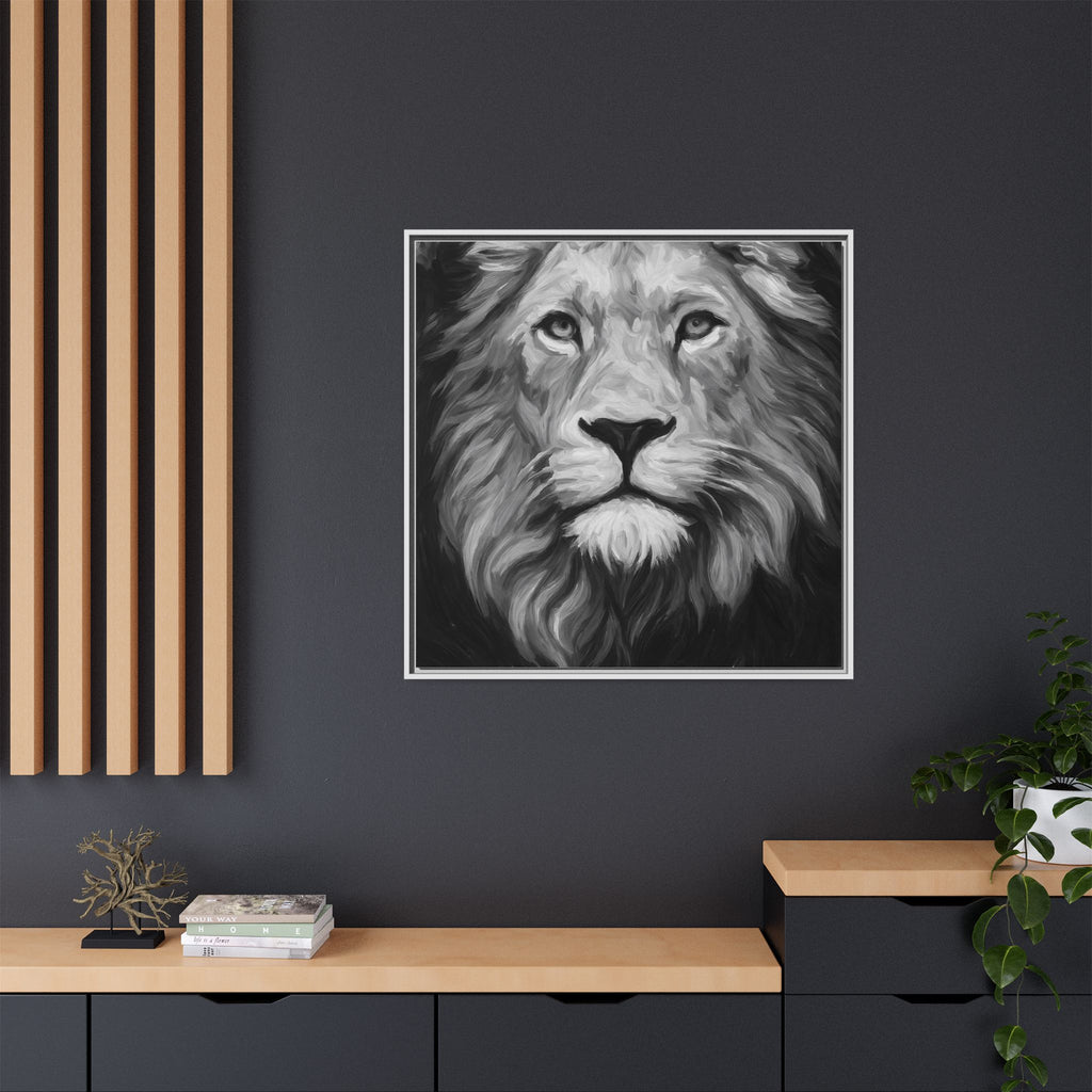 Black and White Lion 1