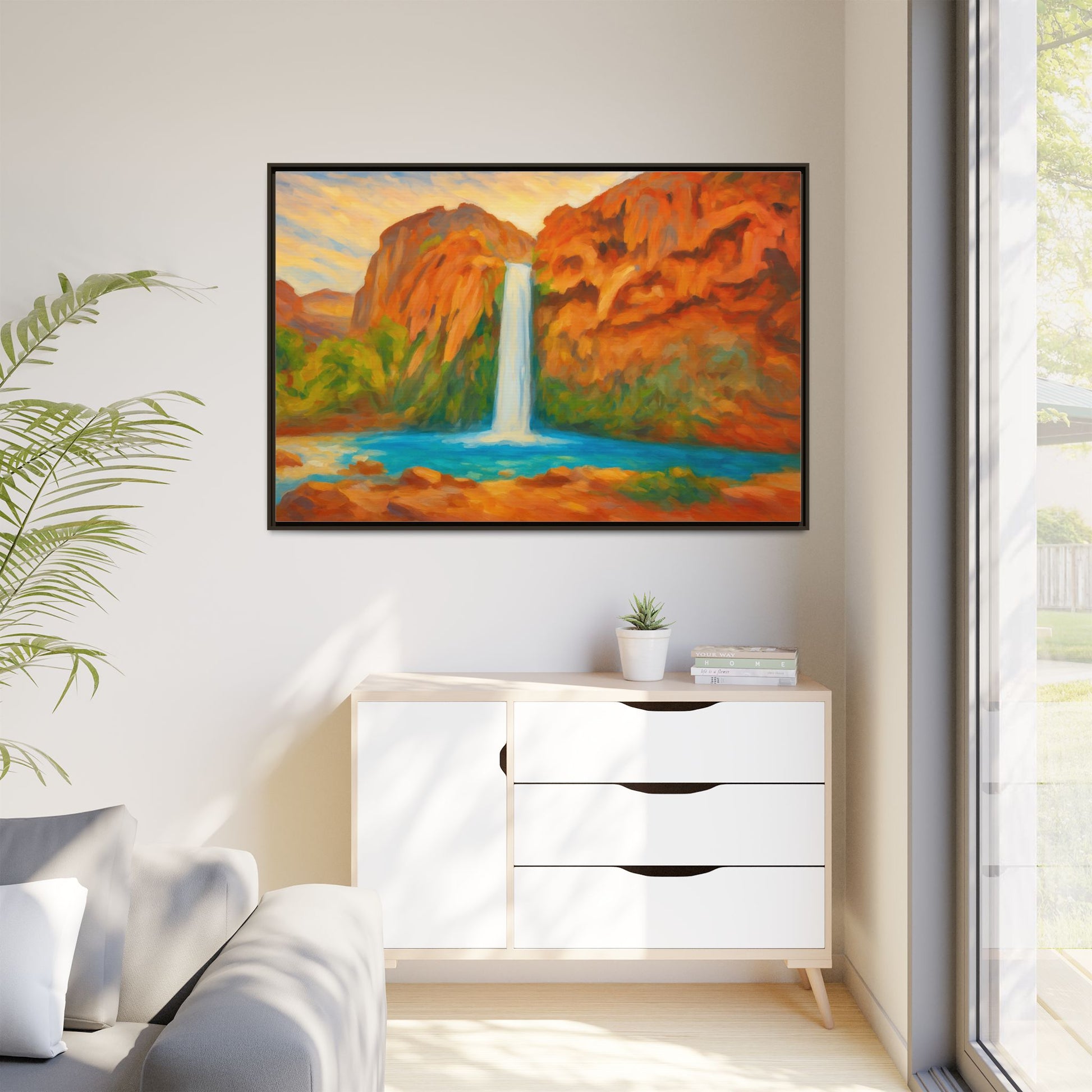 Waterfall Landscape Nature