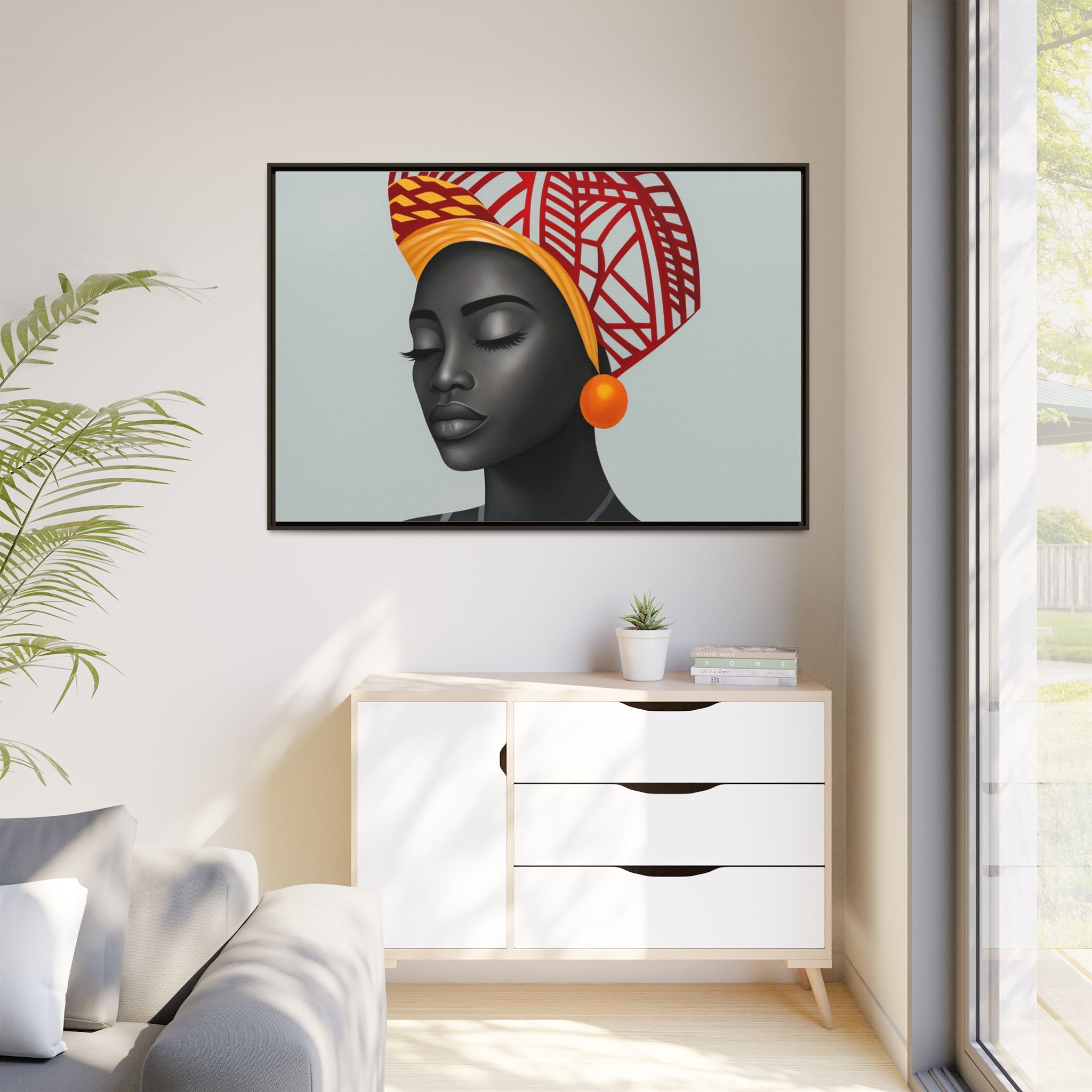 African Woman Humility