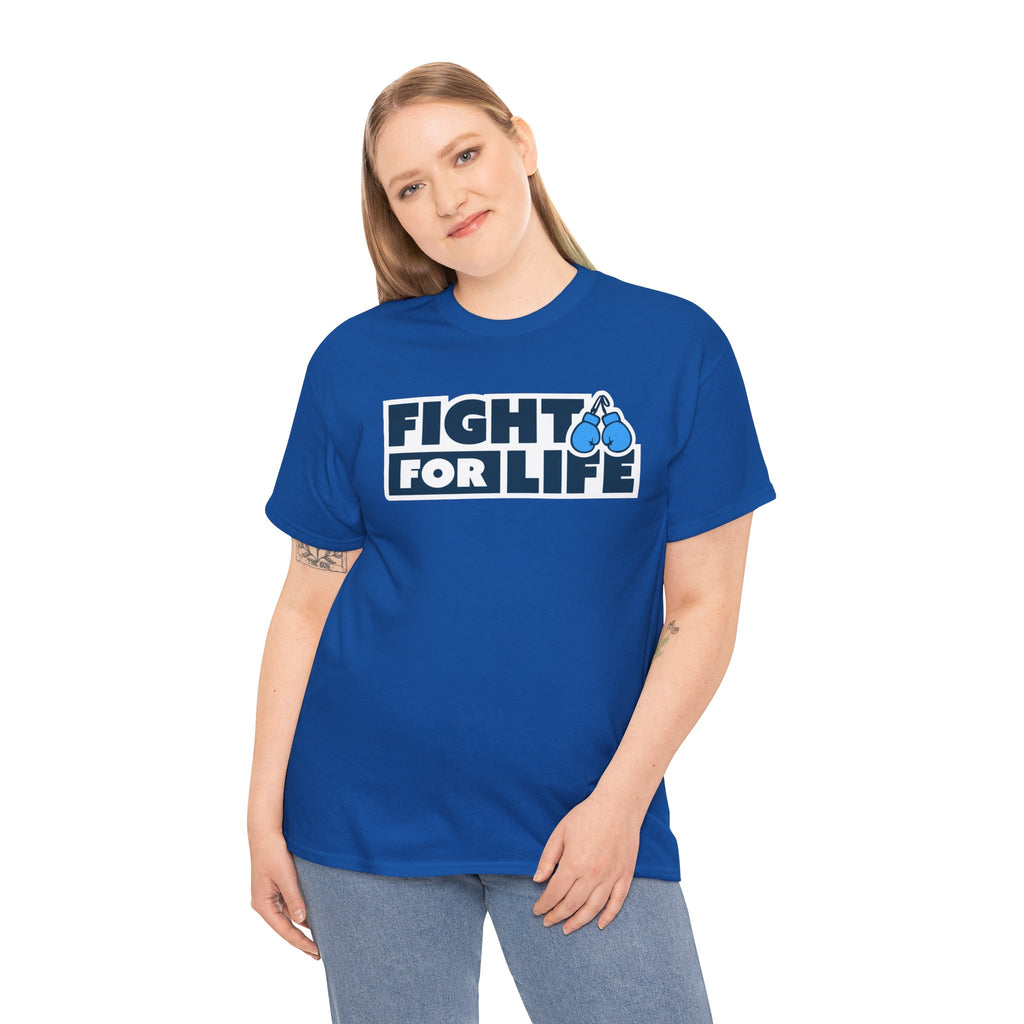 Fight For Life T-Shirt — Royal Blue Tee