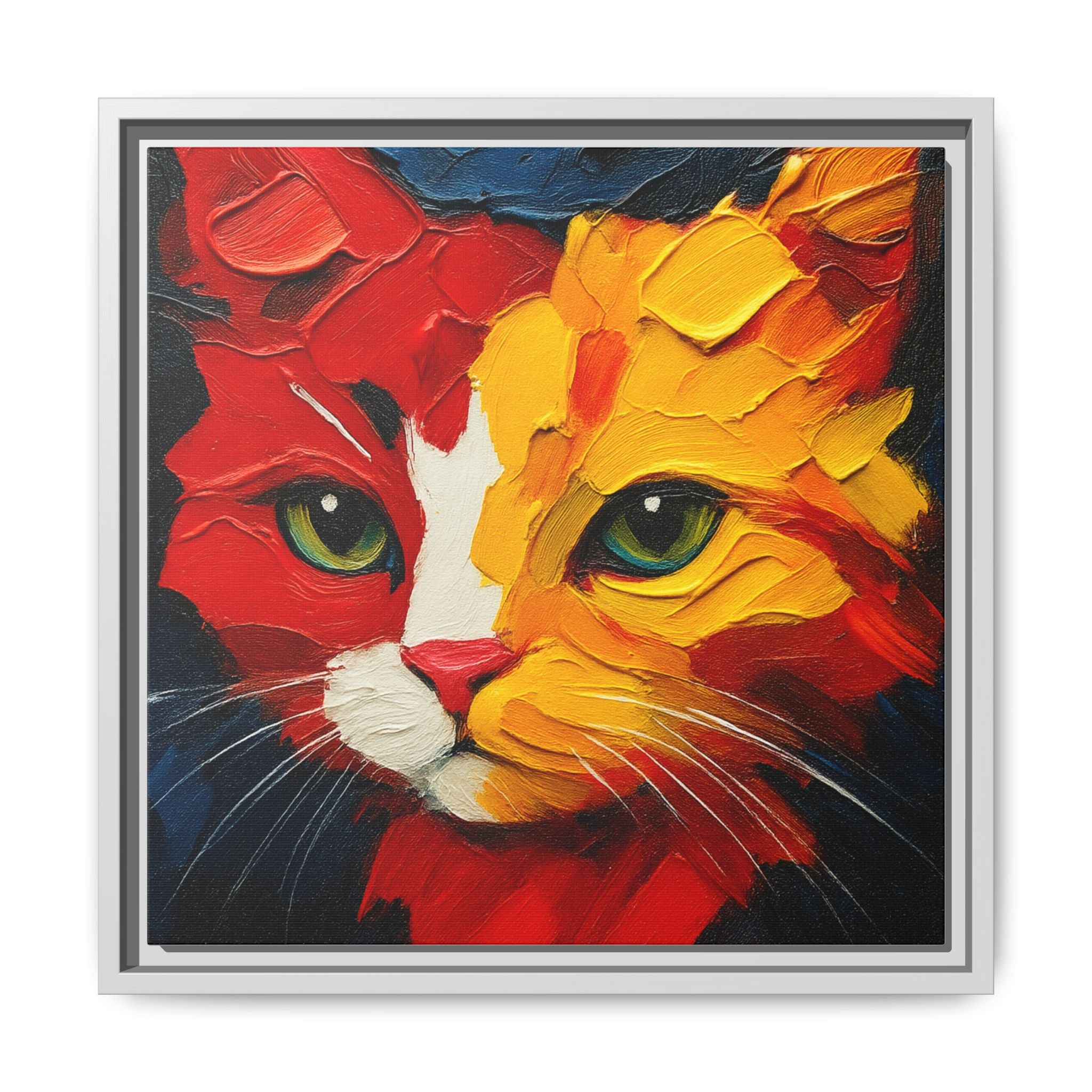 Whiskers in Red & Gold