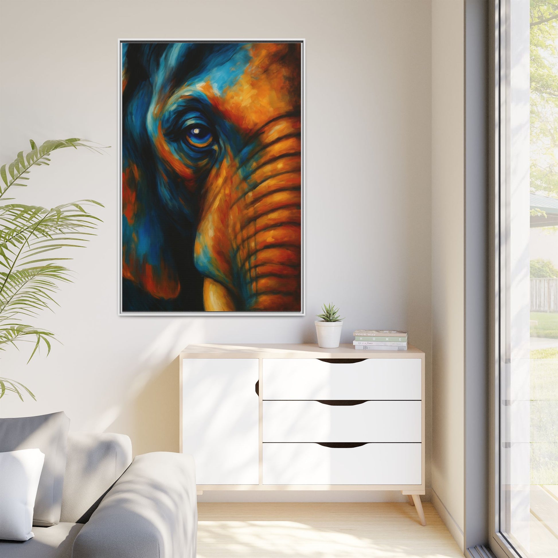 Majestic Elephant Gaze