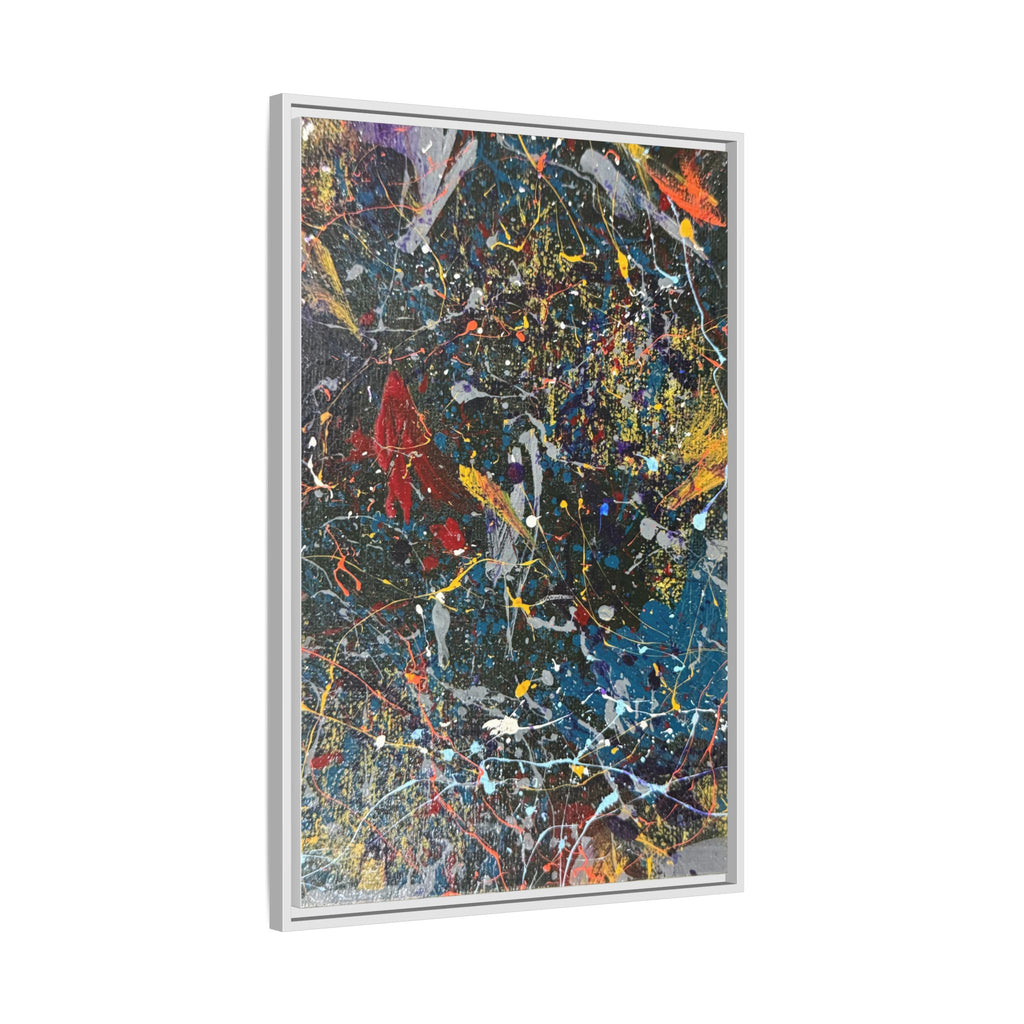 Colorful Abstract Framed Canvas Art