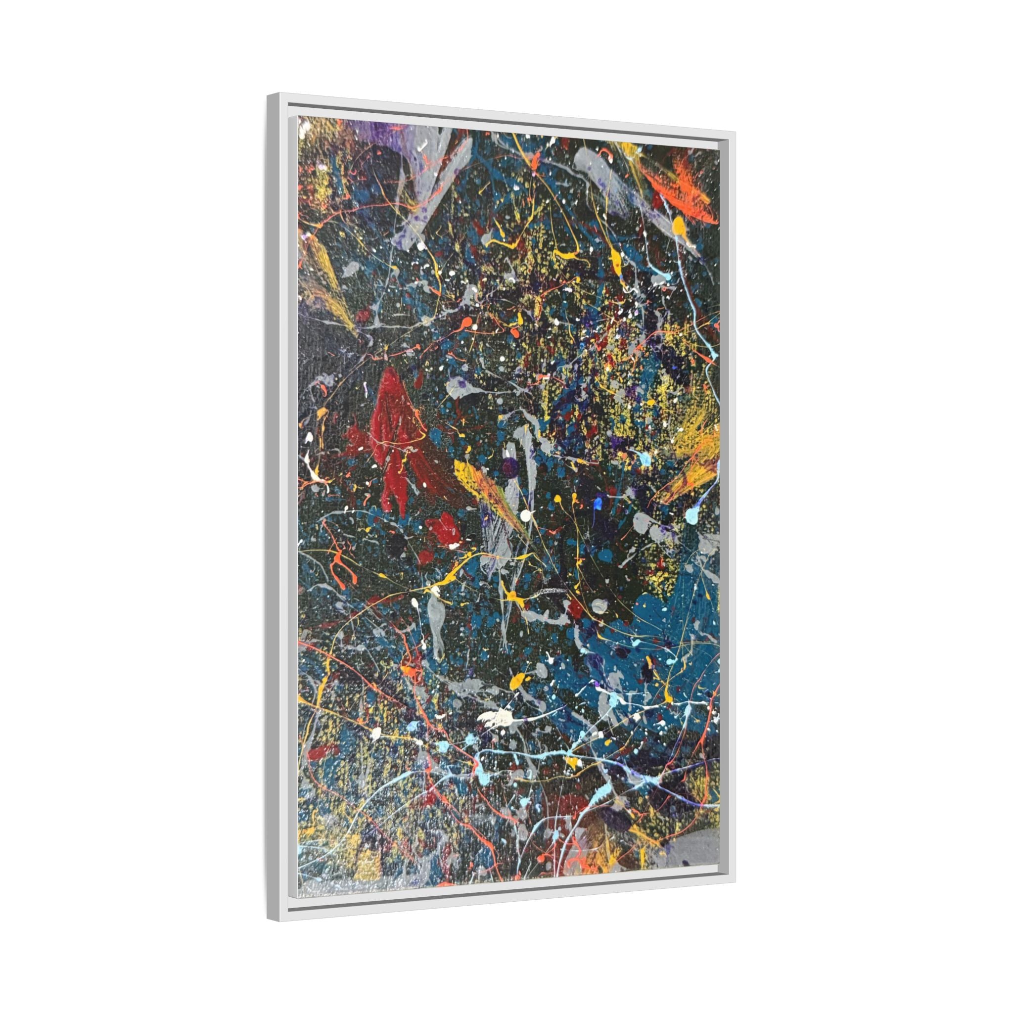 Colorful Abstract Framed Canvas Art