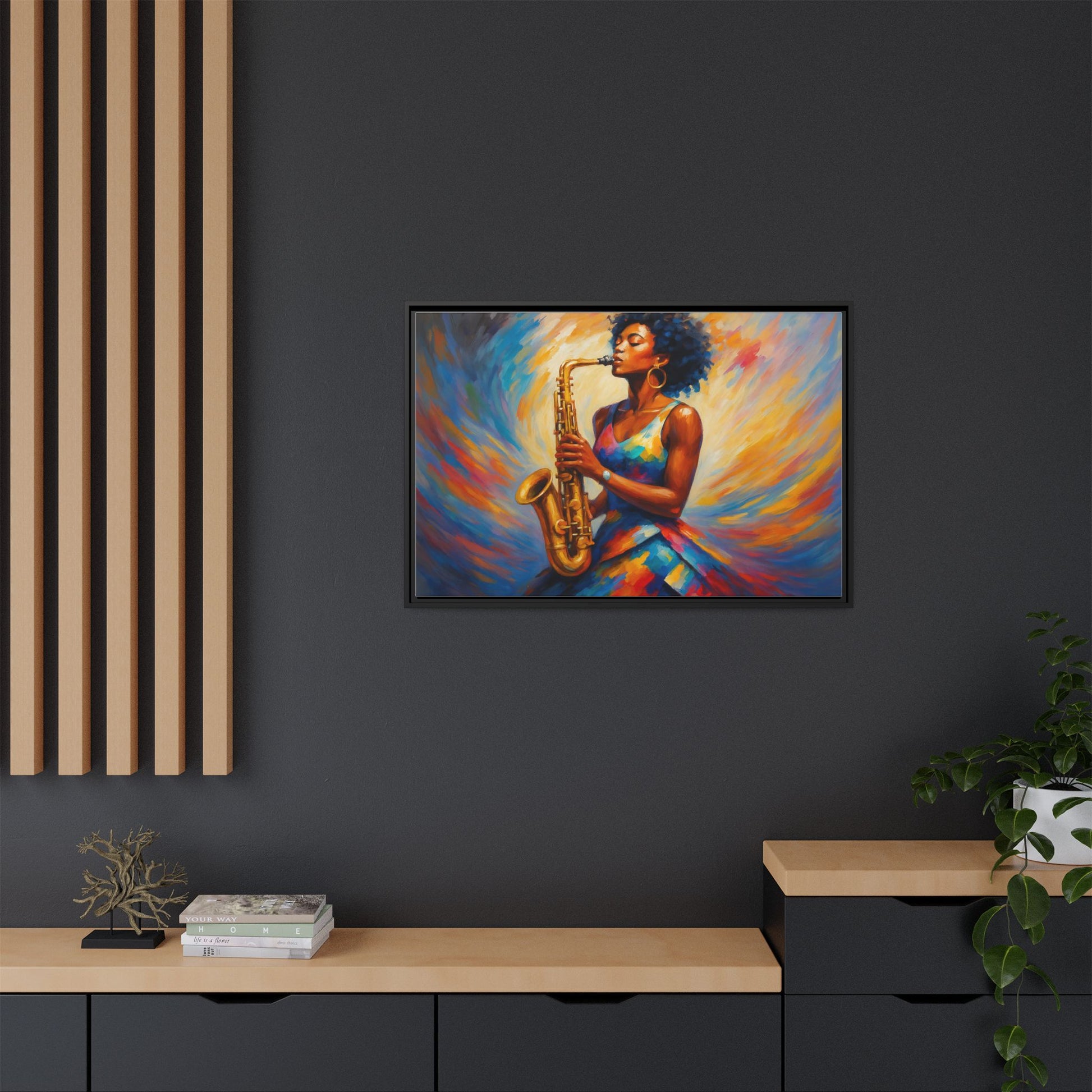 Vibrant Jazzy Lady