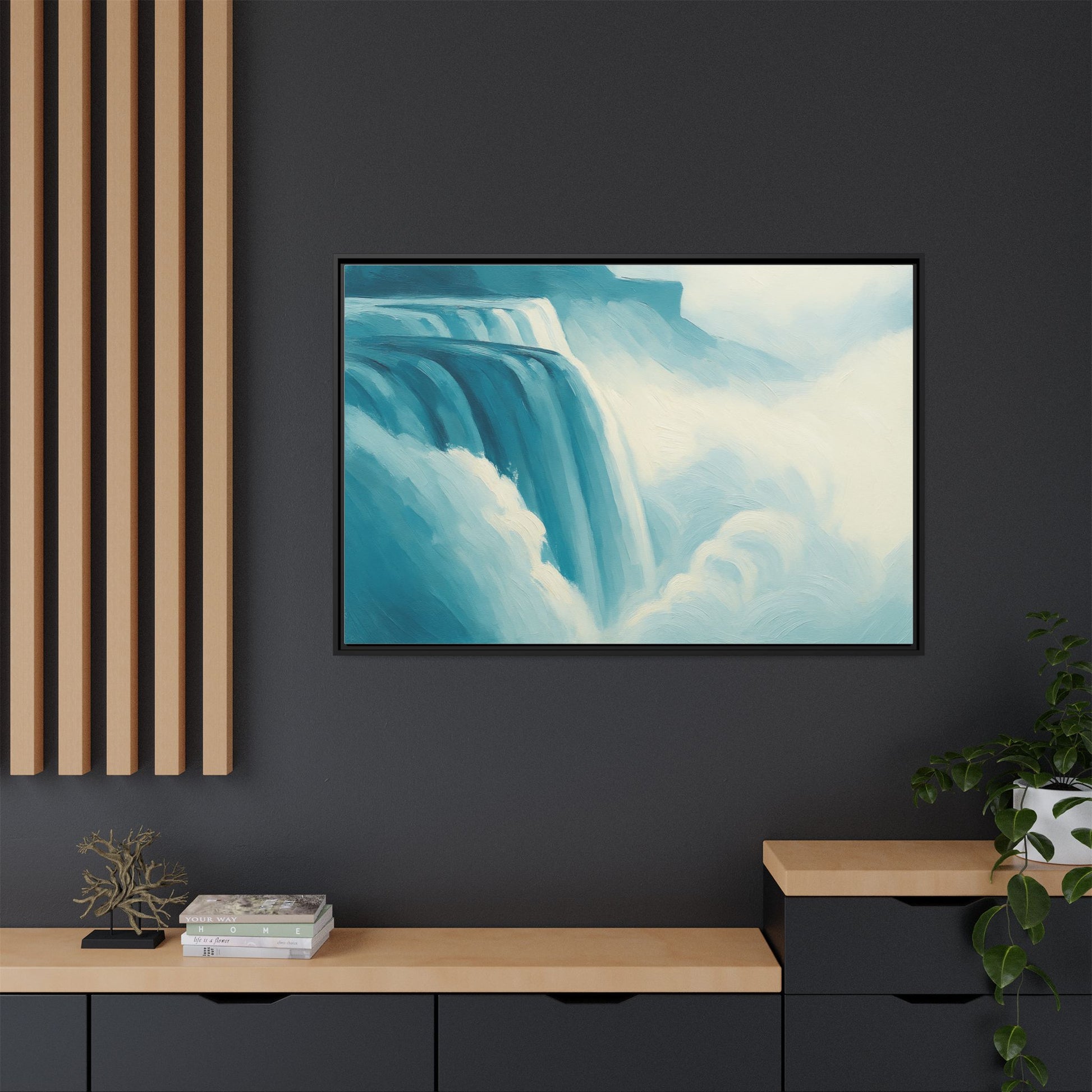 Blue Beautiful Waterfall