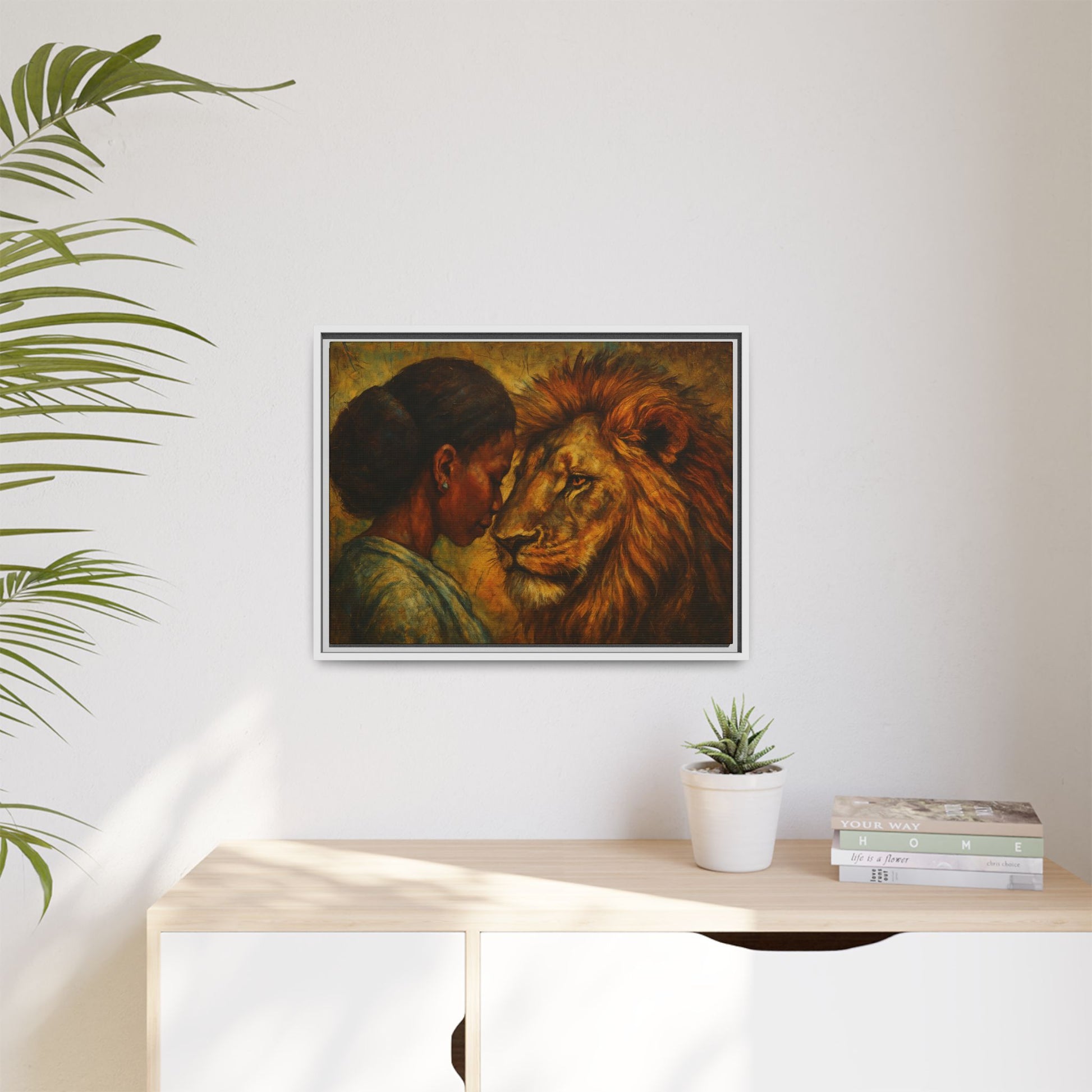 Lion and Woman