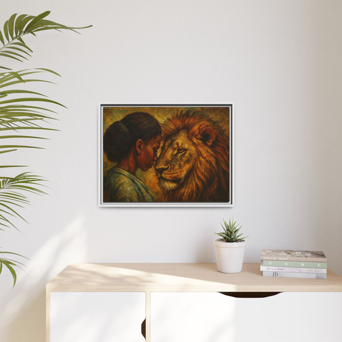 Lion and Woman