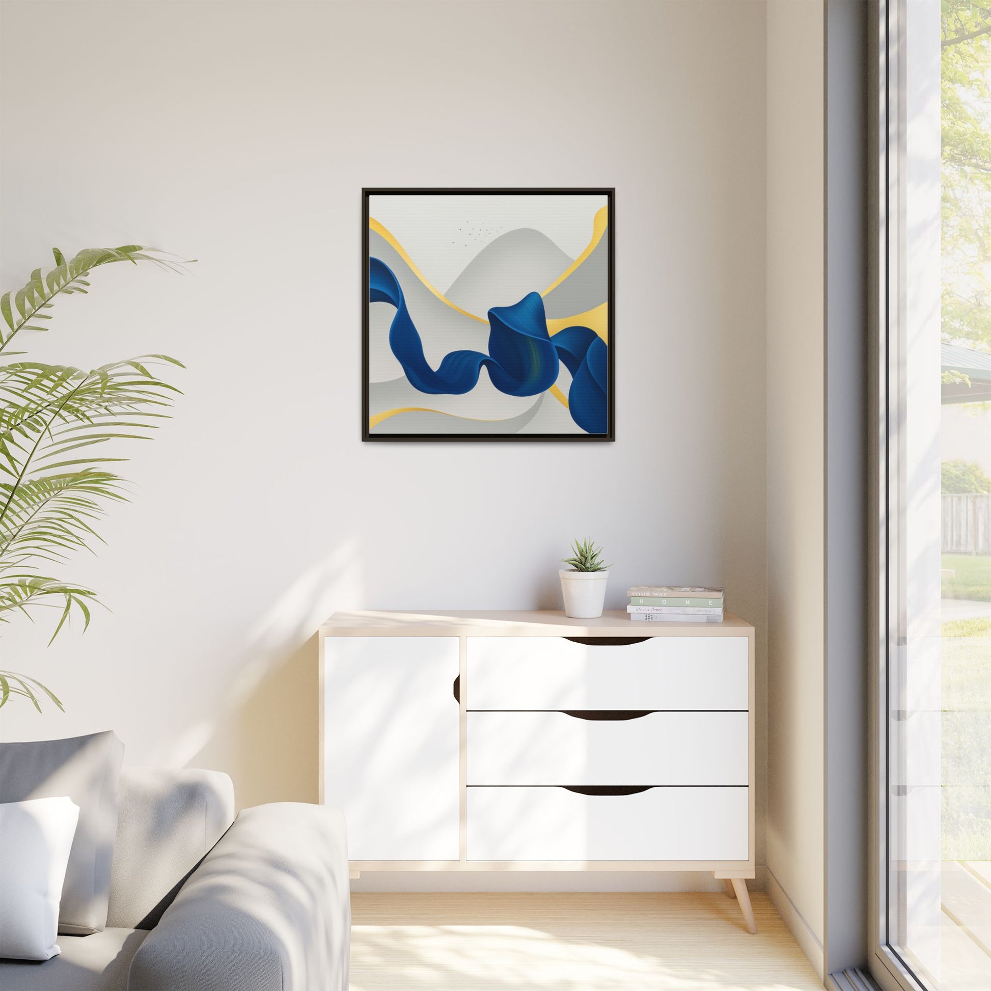 Stylish Blue Twist