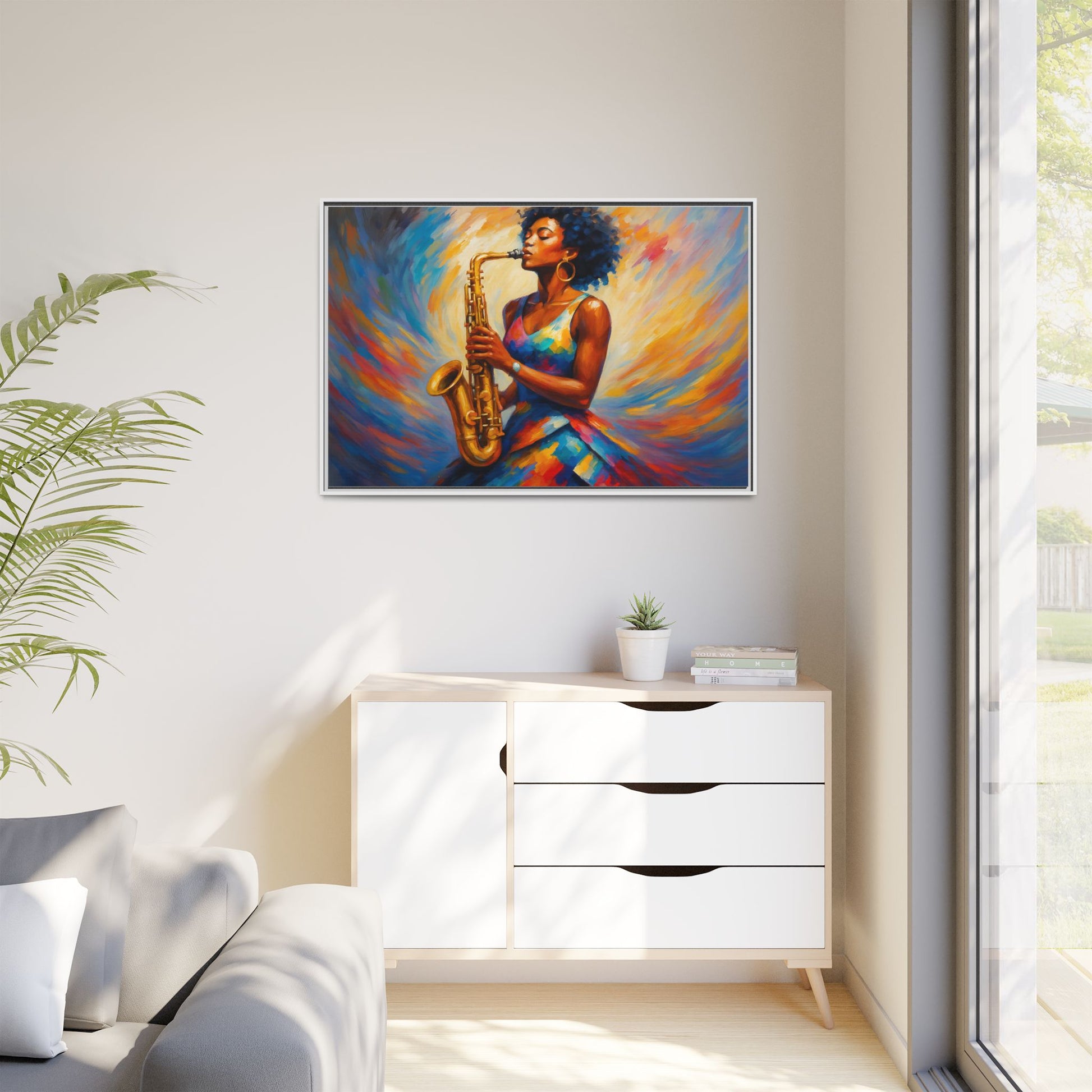 Vibrant Jazzy Lady