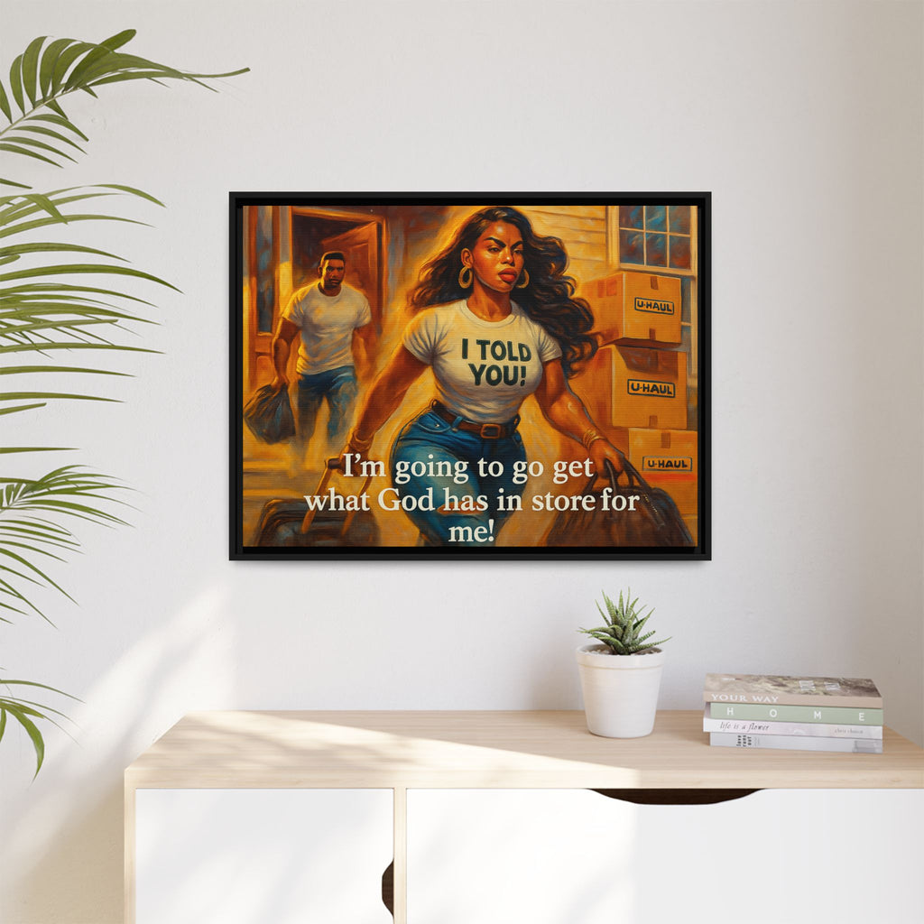 Inspirational Framed Canvas Art - Motivational Wall Decor, Home Office Wall Art, Gift for Her, Uplifting Quote Art, Positive Vibes [...]