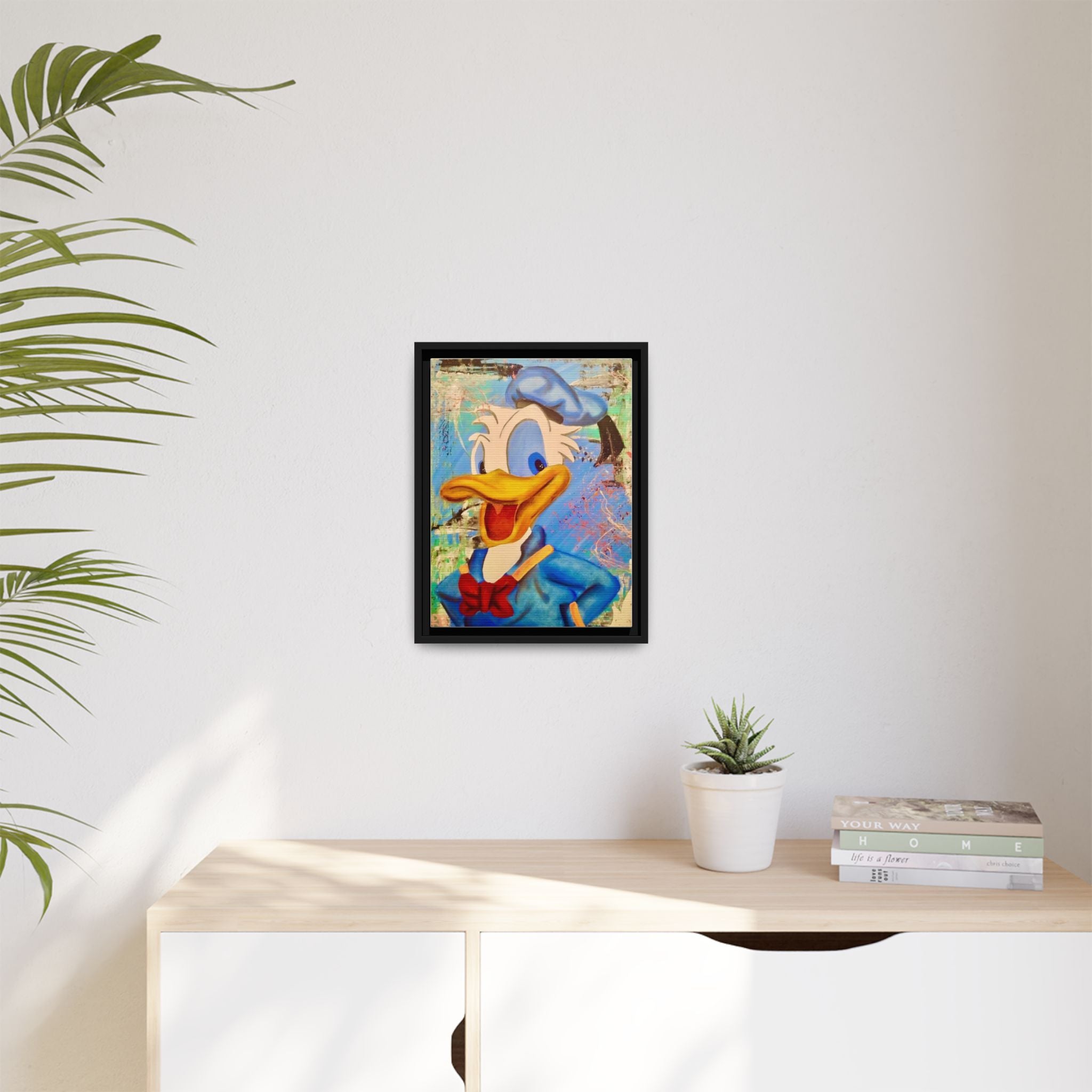 Cartoon Duck Abstract