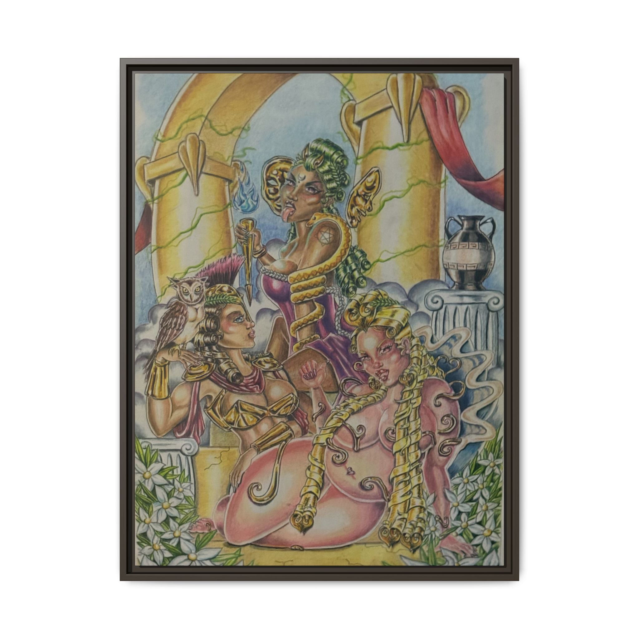 Canvas Art Print - Many Faces