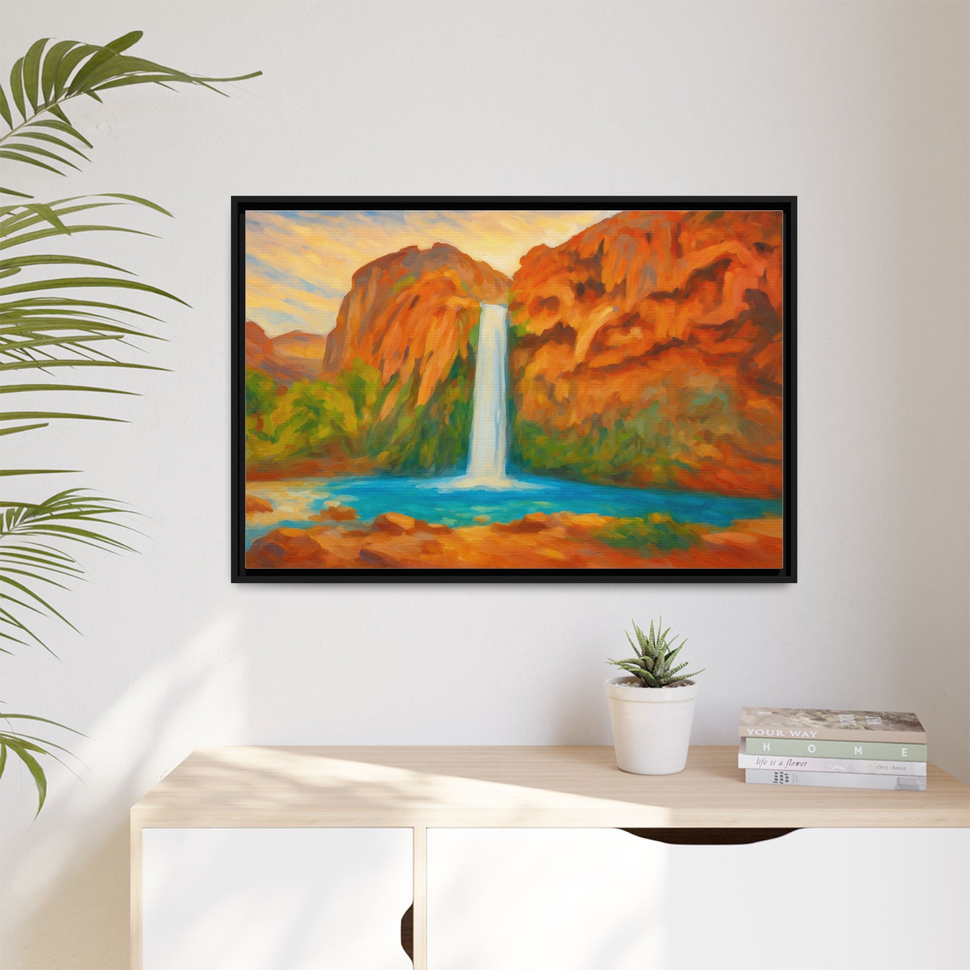 Waterfall Landscape Nature