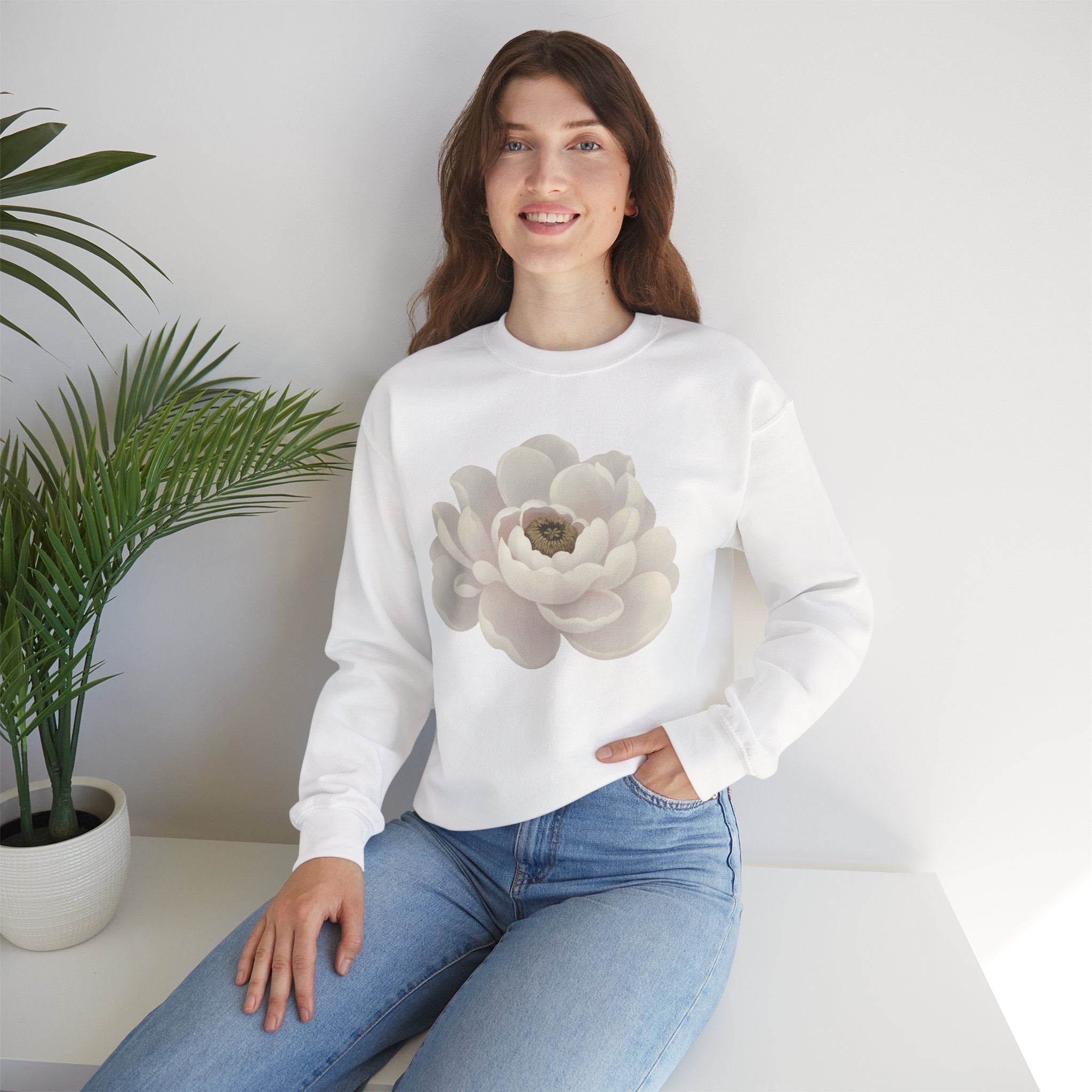 Flower Crewneck Sweatshirt