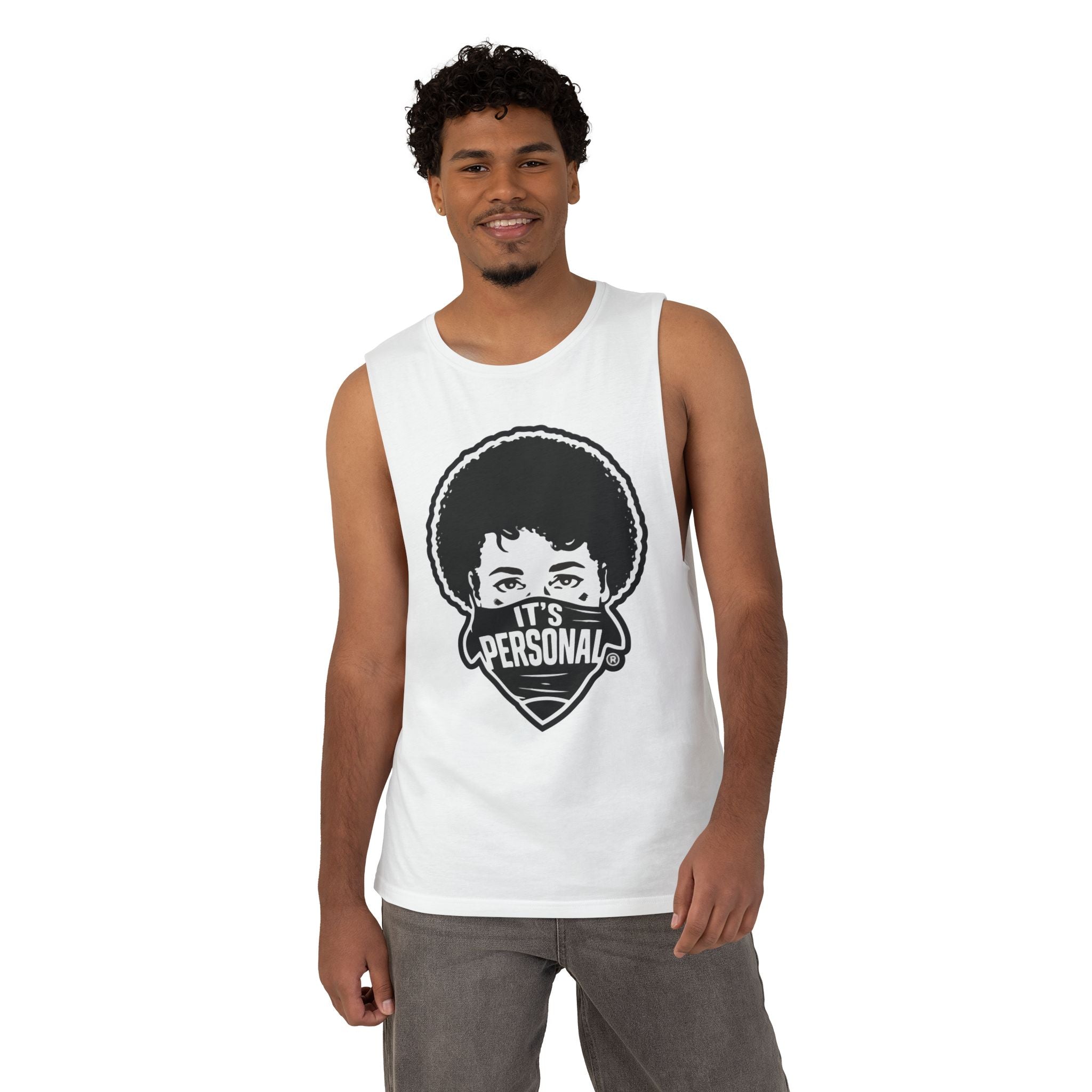 It's Personal Tank Top — Graphic Statement Muscle Tee