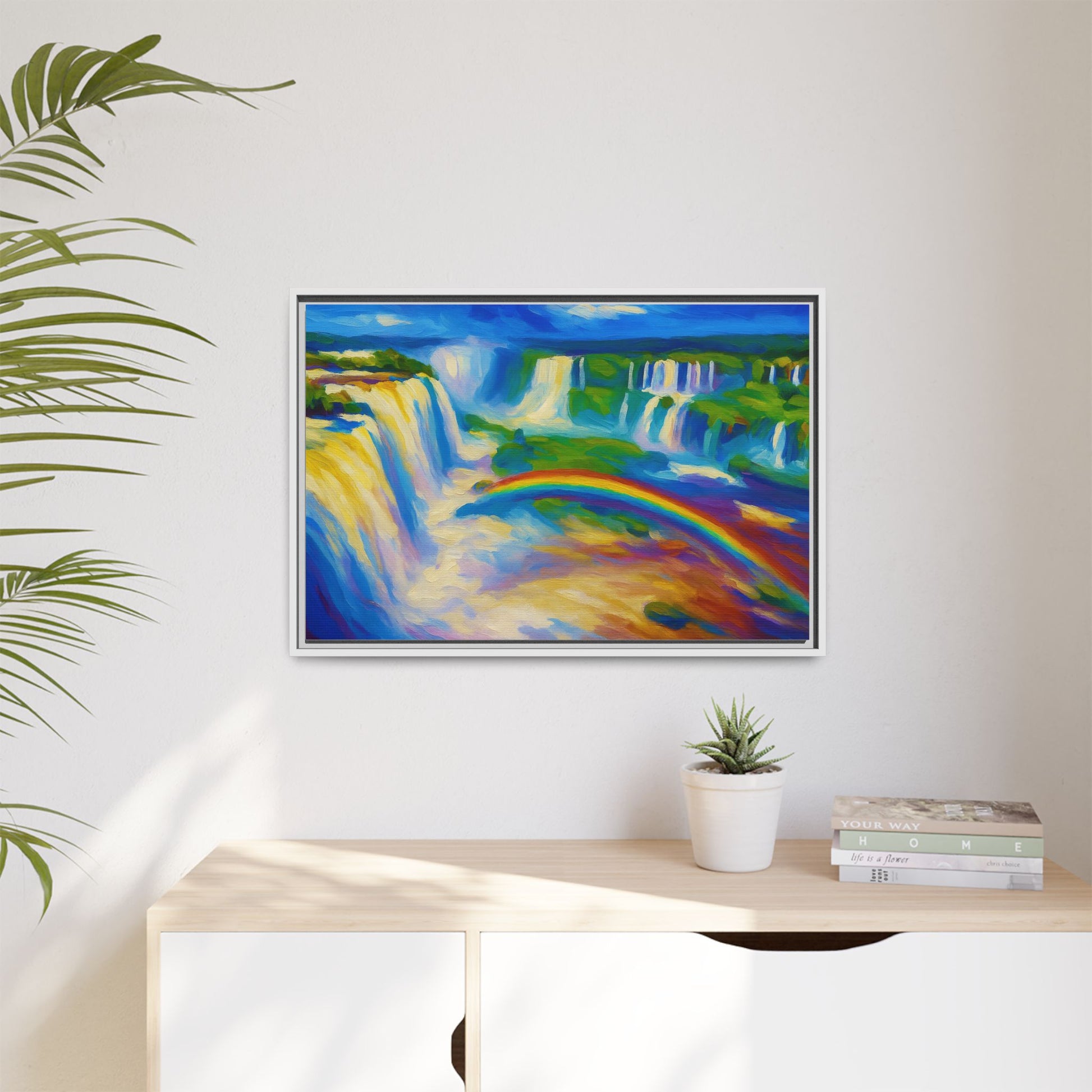 Waterfall Rainbow Splash