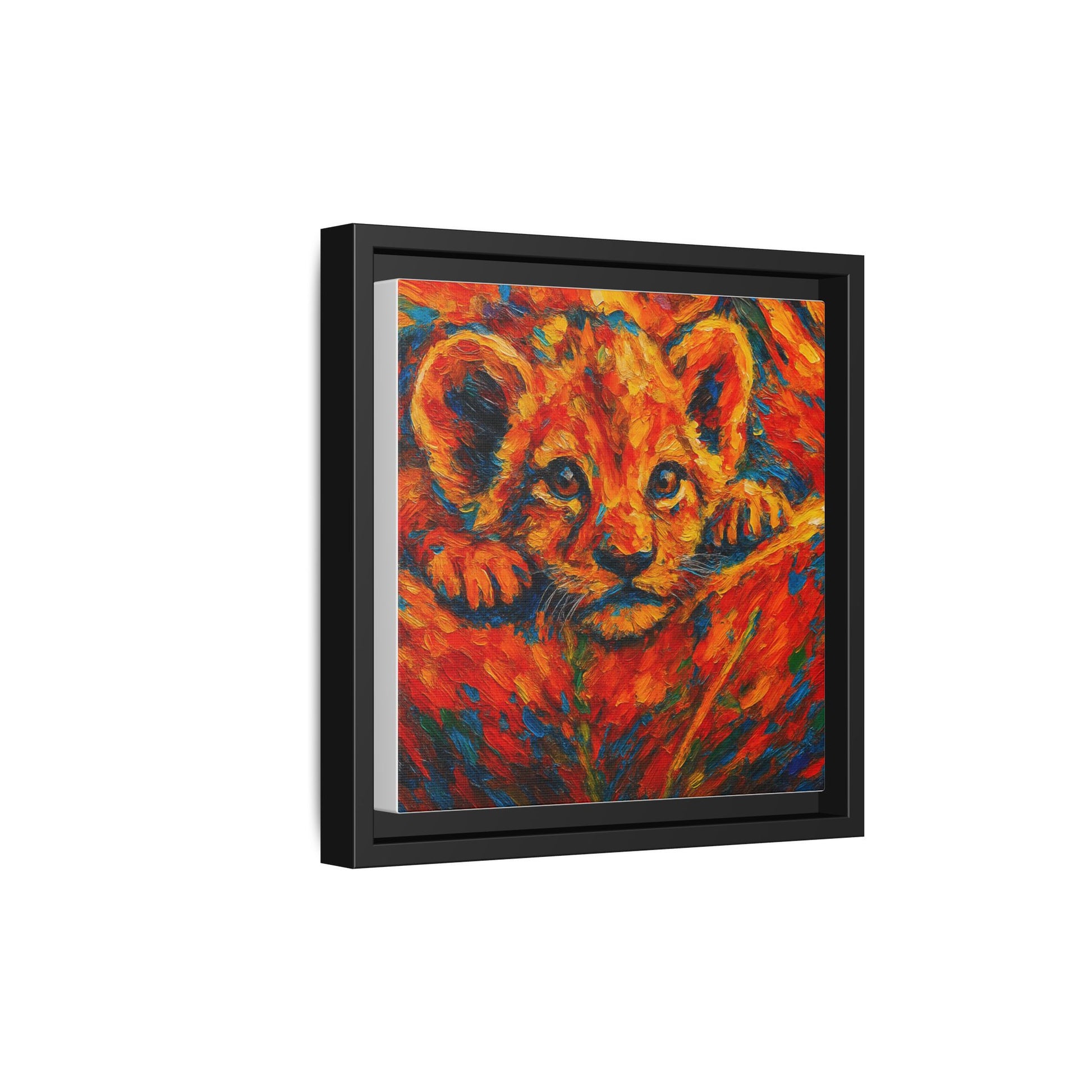 Vibrant Lion Cub