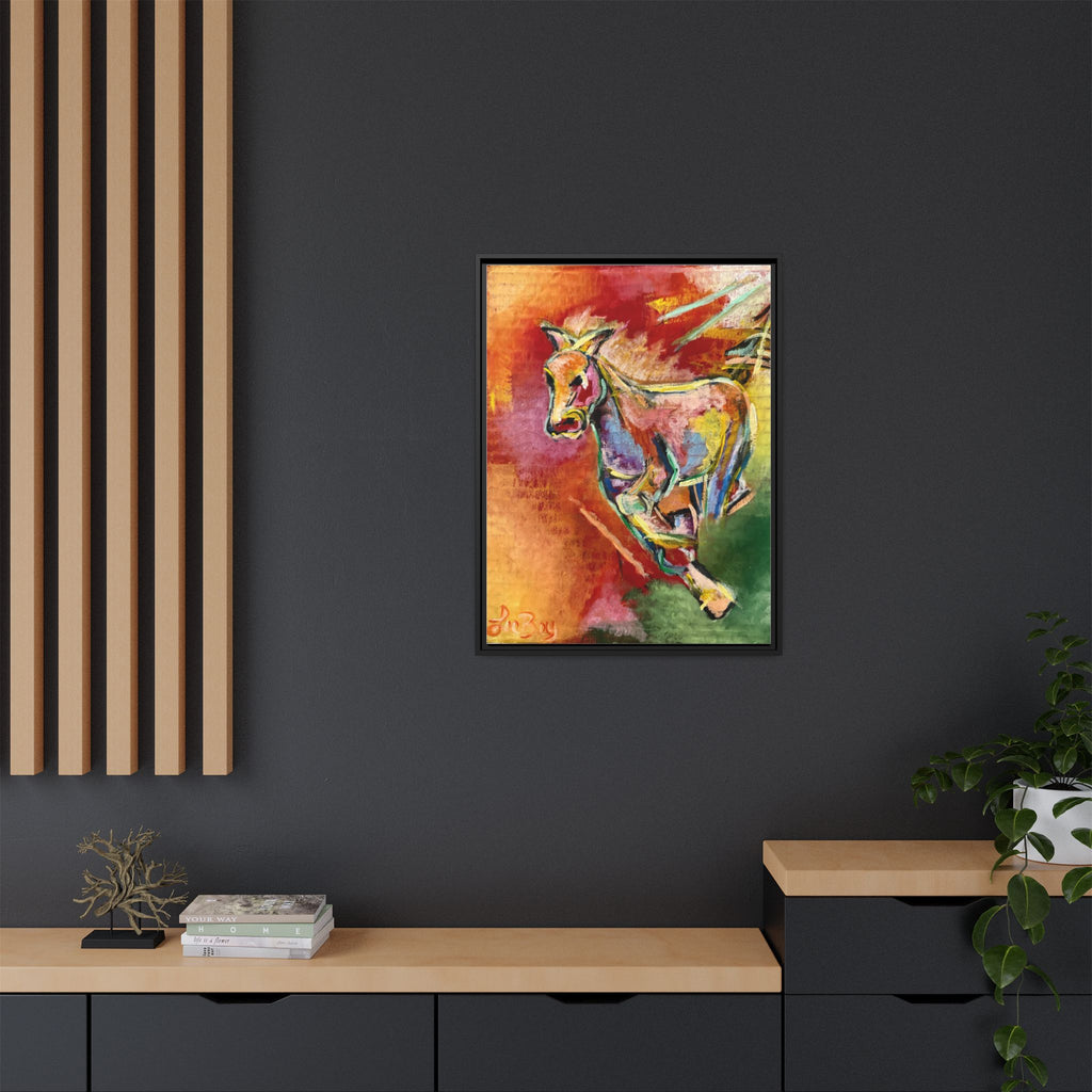 Horse Equine Color Burst