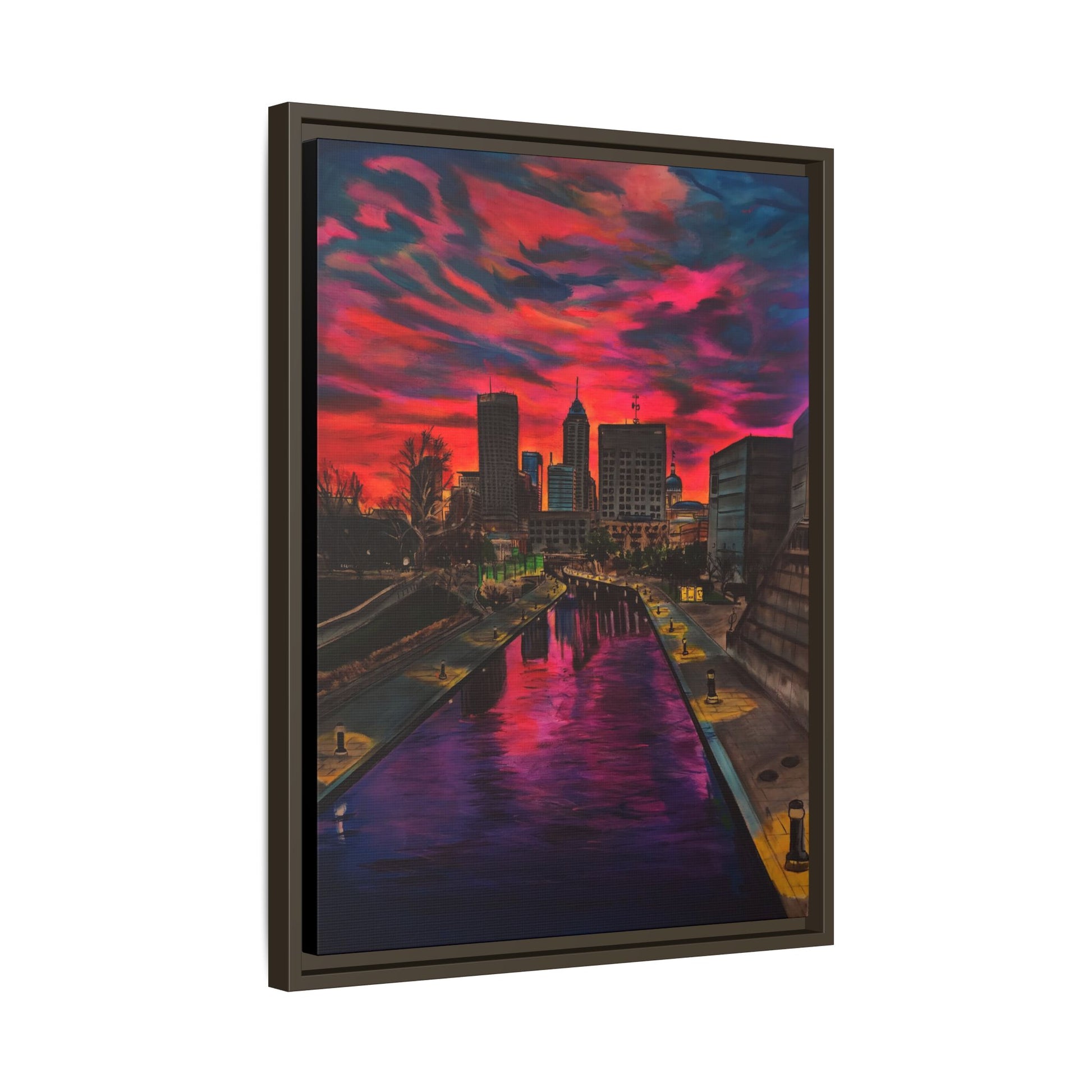 Vibrant Canal Cityscape