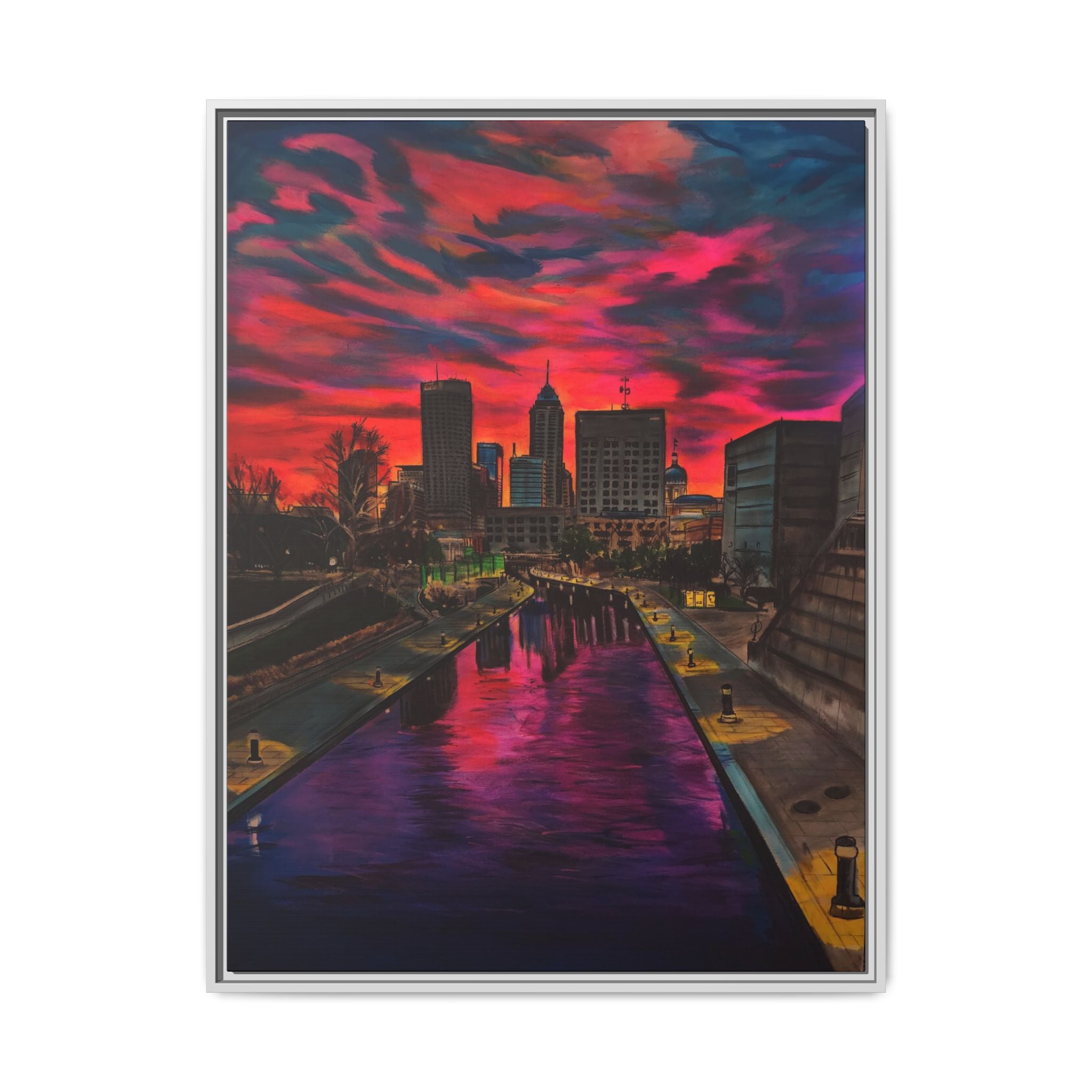 Vibrant Canal Cityscape