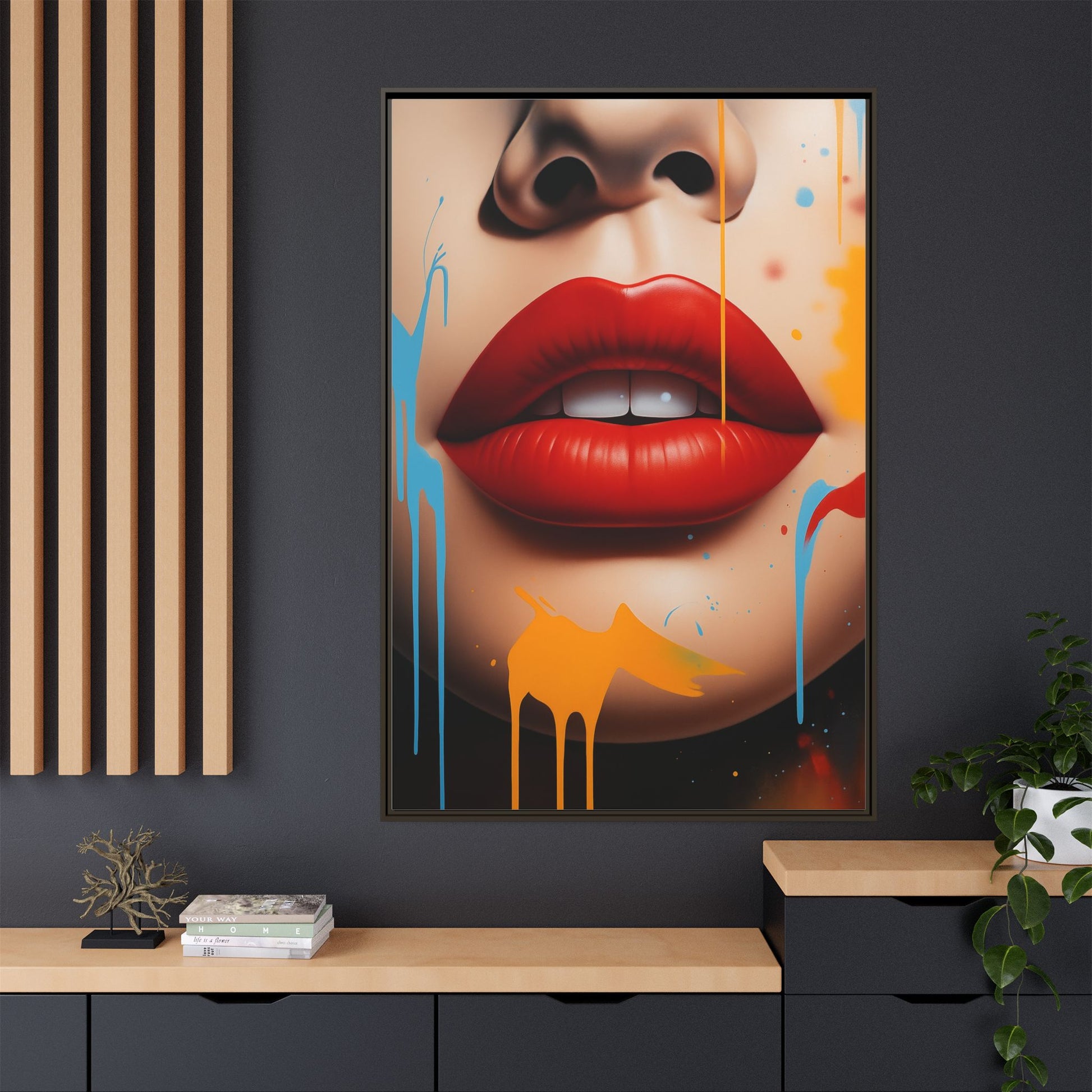 Color Drip Lips