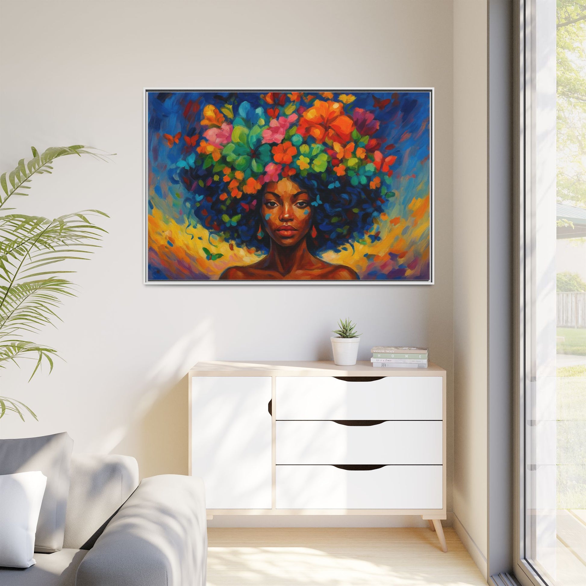 Garden Afro Crown